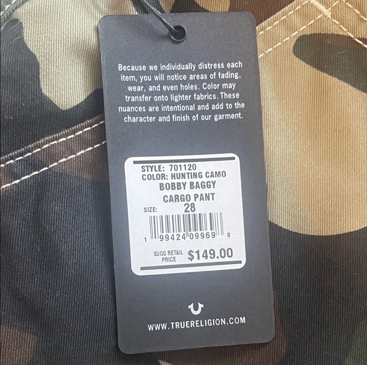 True Religion True religion hunting camo jeans Size US 28 / EU 44 - 7 Thumbnail