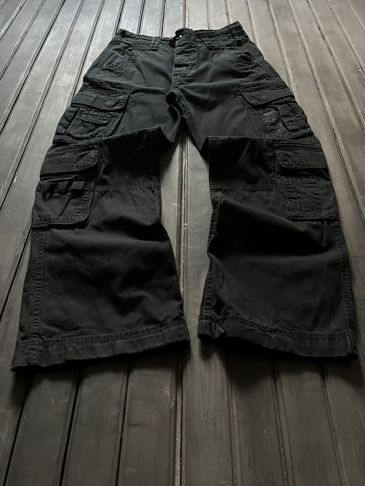 Hysteric Glamour VTG Baggy Rap SK8 JNCO Balenci Style Cargo Jeans Y2K Size US 31 - 4 Thumbnail