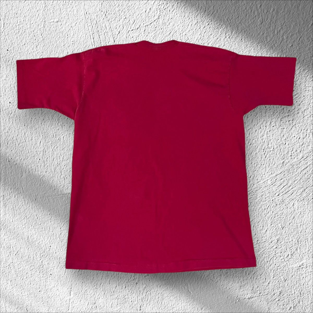 Vintage Vintage 90s Red Pocket Tee Shirt Made in USA XL Size US XL / EU 56 / 4 - 2 Thumbnail