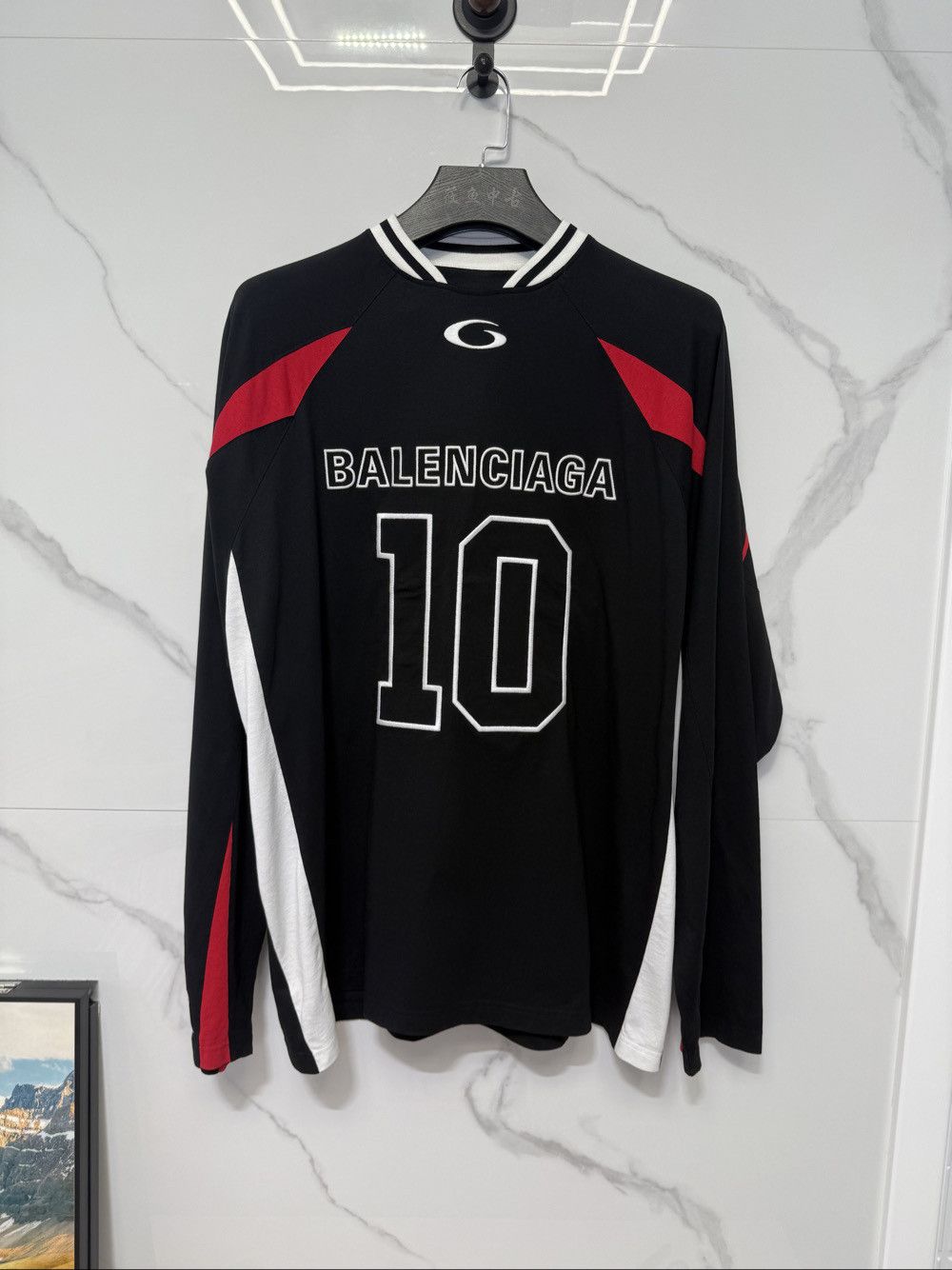 Balenciaga Balenciaga x NBA Jersey Long Sleeve Shirt Size S Size US S / EU 44-46 / 1 - 1 Thumbnail