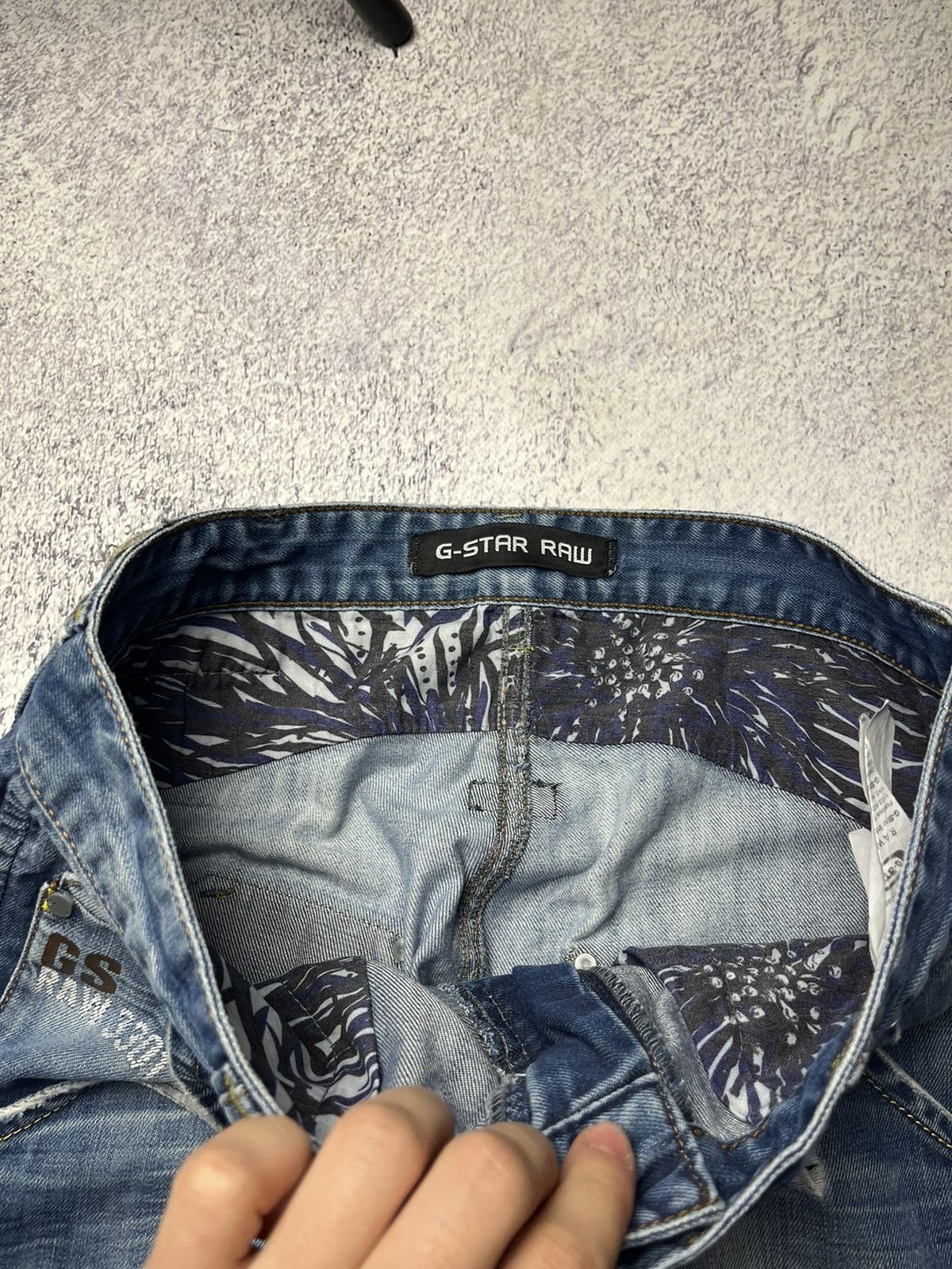 G-Star Vintage G-Star Raw Doubleknee Elwood Jeans Y2K Size US 31 - 17 Thumbnail
