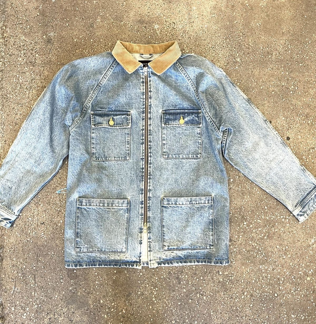 image of Fear Of God Mainline Workwear Denim Jacket in Blue, Men's (Size Medium)