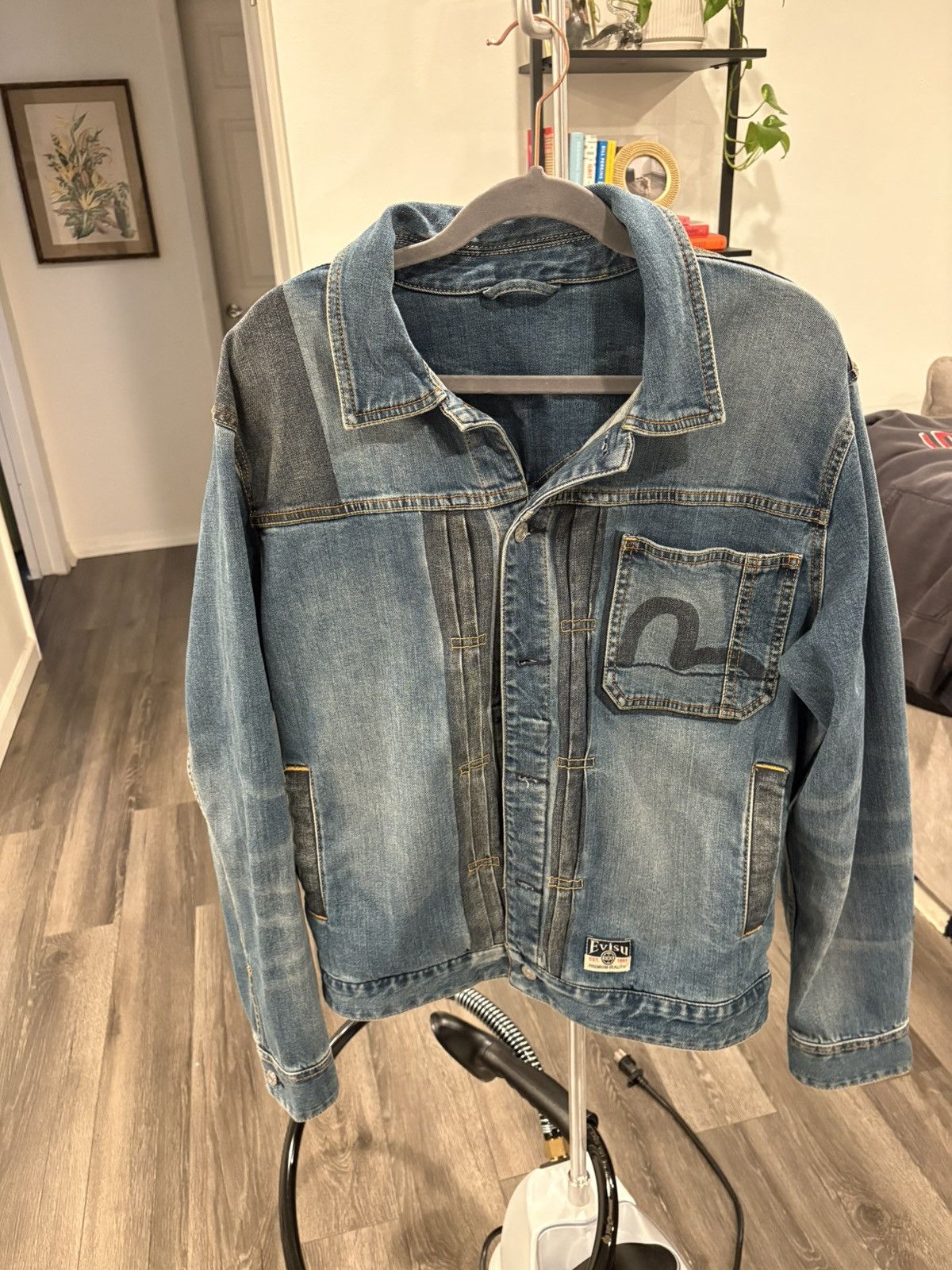 Evisu Evisu denim jacket Size US XL / EU 56 / 4 - 1 Thumbnail