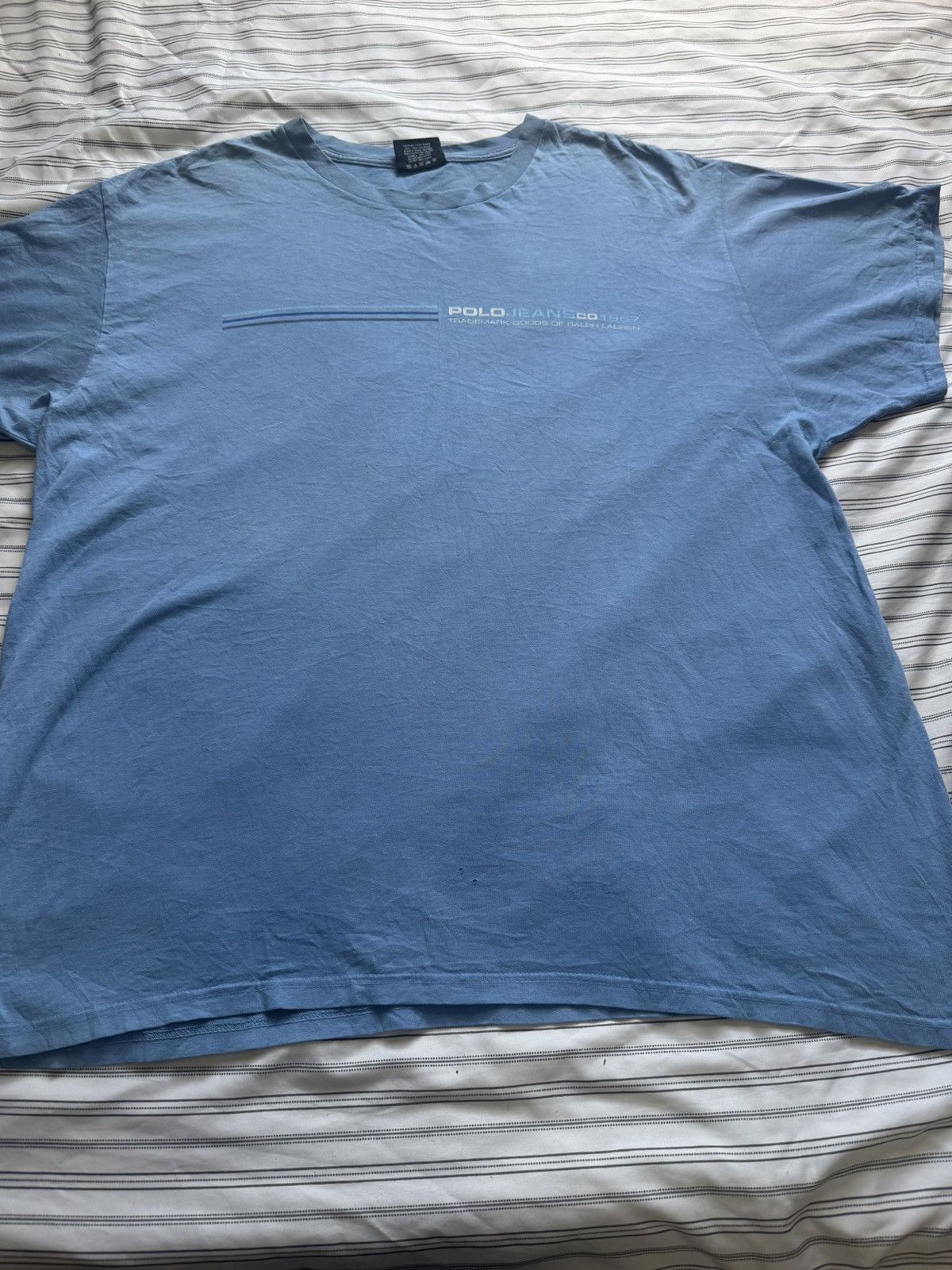 Polo Ralph Lauren Polo Jeans Co. Ralph Lauren Blue Graphic Tee Men’s XXL Size US XXL / EU 58 / 5 - 1 Thumbnail