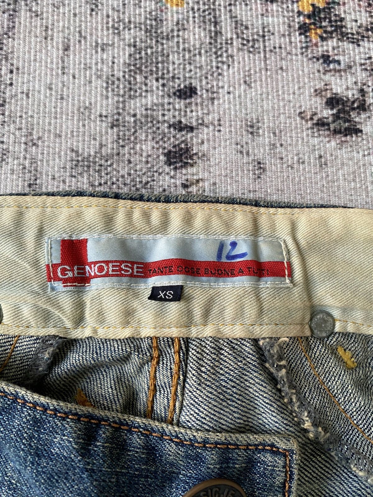 Japanese Brand Genose Japan Flare Jeans Size US 28 / EU 44 - 13 Thumbnail
