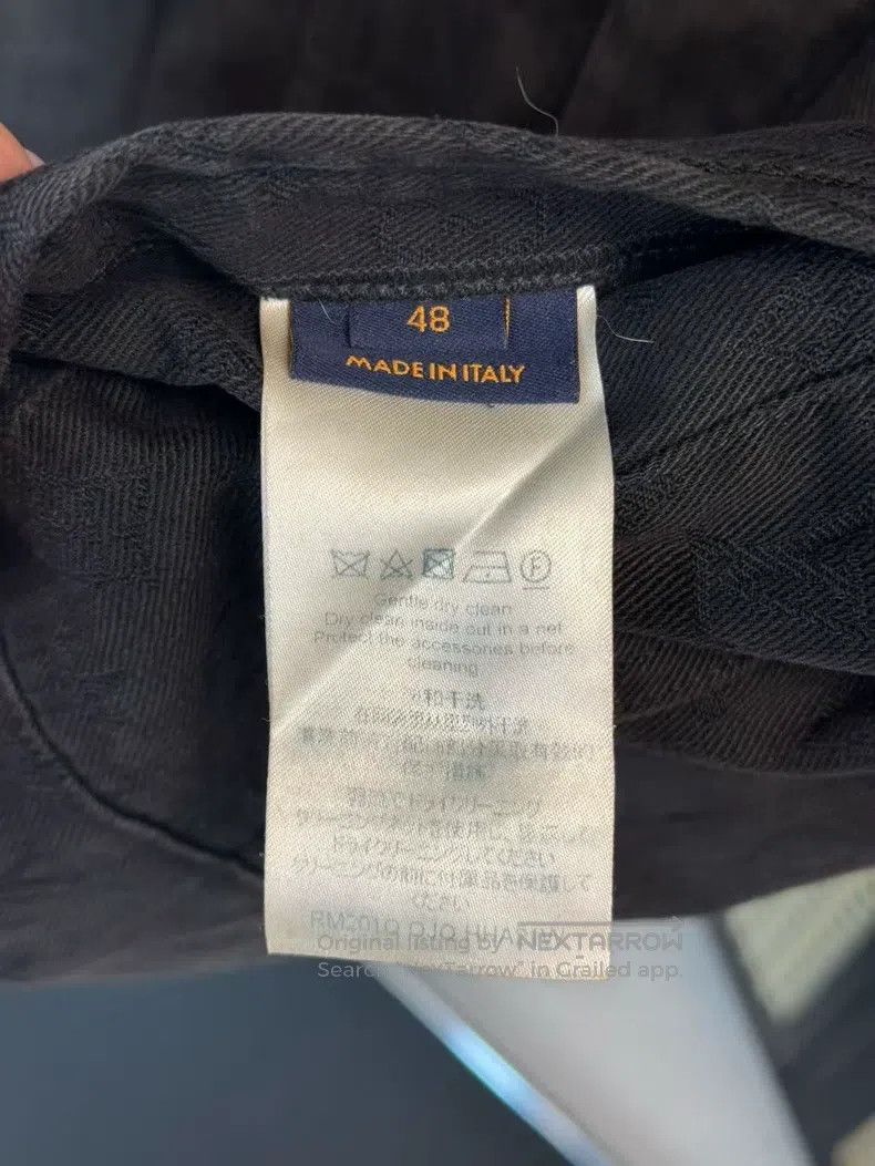 Louis Vuitton Louis Vuitton Black presbyopic full logo denim jacket Size US M / EU 48-50 / 2 - 4 Thumbnail
