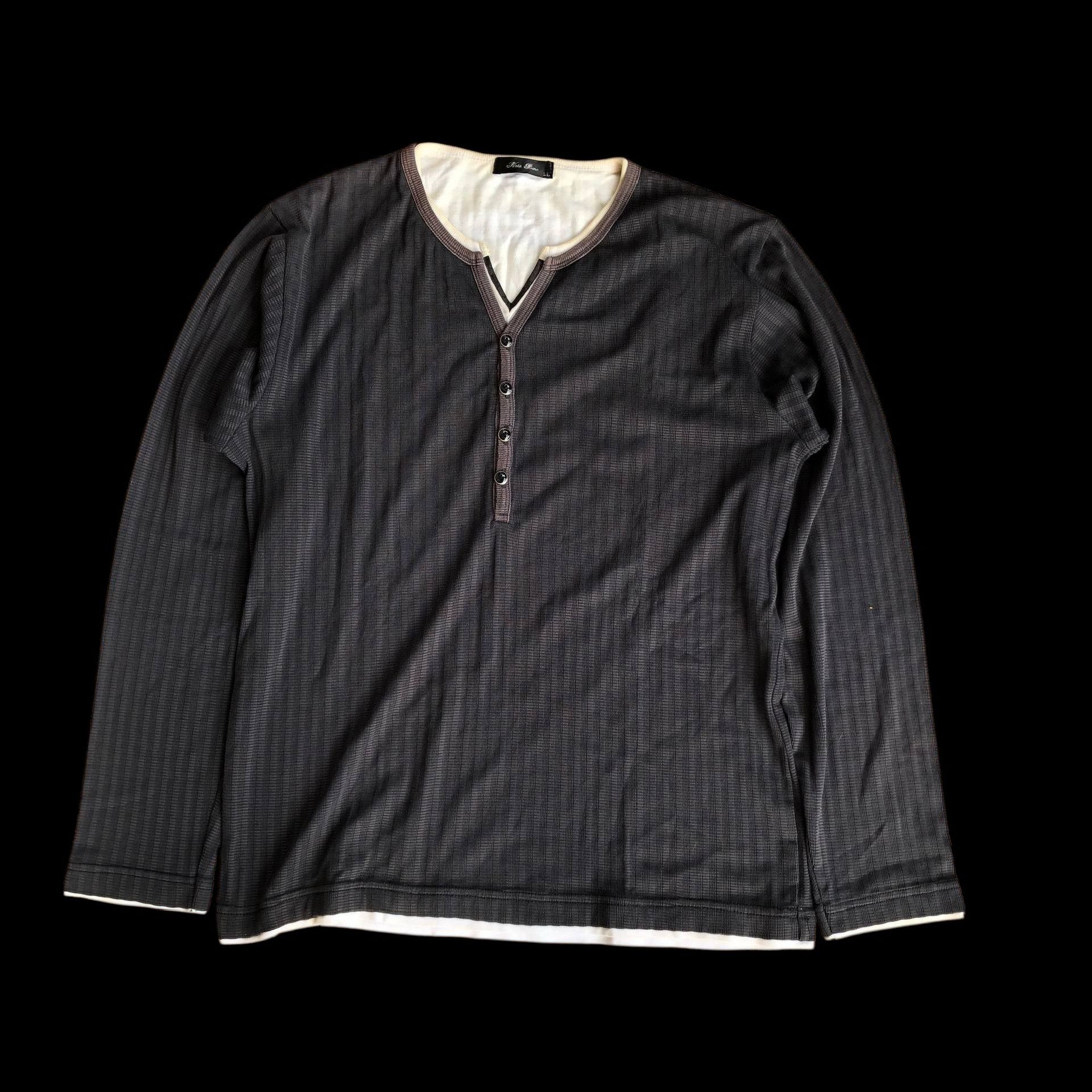 If Six Was Nine 2000s double layer notabene longsleeve Size US L / EU 52-54 / 3 - 1 Thumbnail