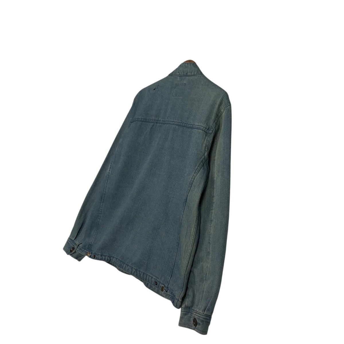 Japanese Brand 📌Vintage Biker Denim Jacket Person's Jeans Issey Miyake Size US L / EU 52-54 / 3 - 11 Thumbnail