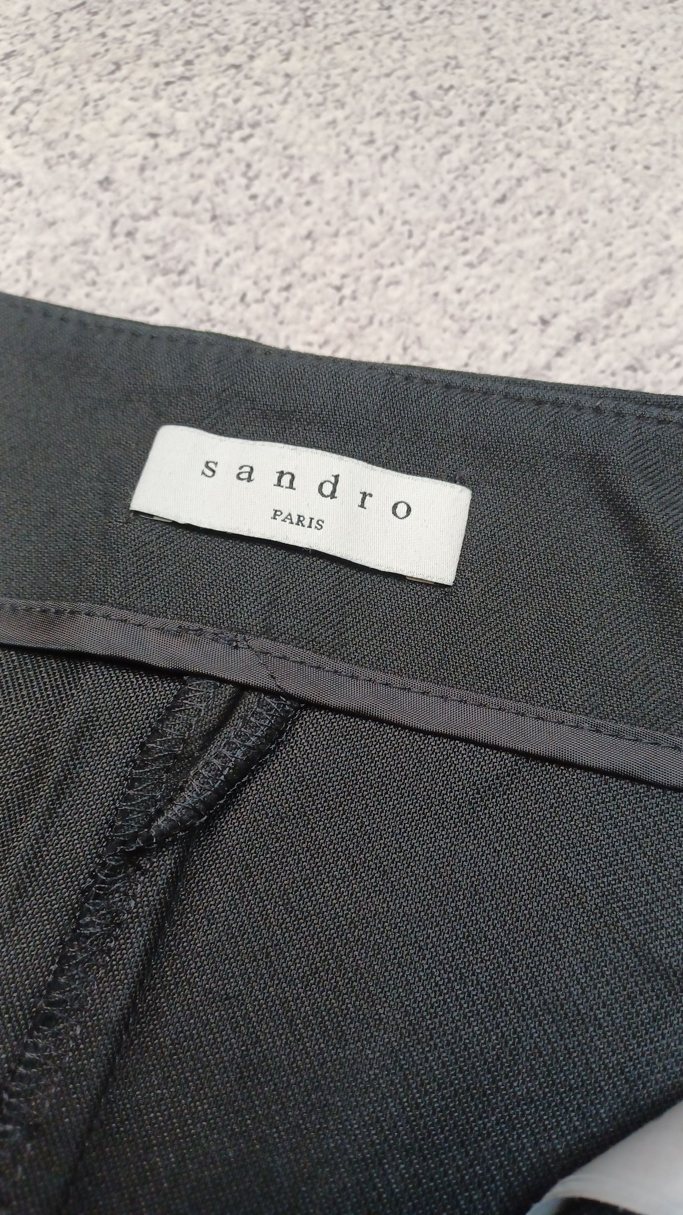 Sandro Sandro Paris Black Mini Skirt Size 26" / US 2 / IT 38 - 5 Thumbnail