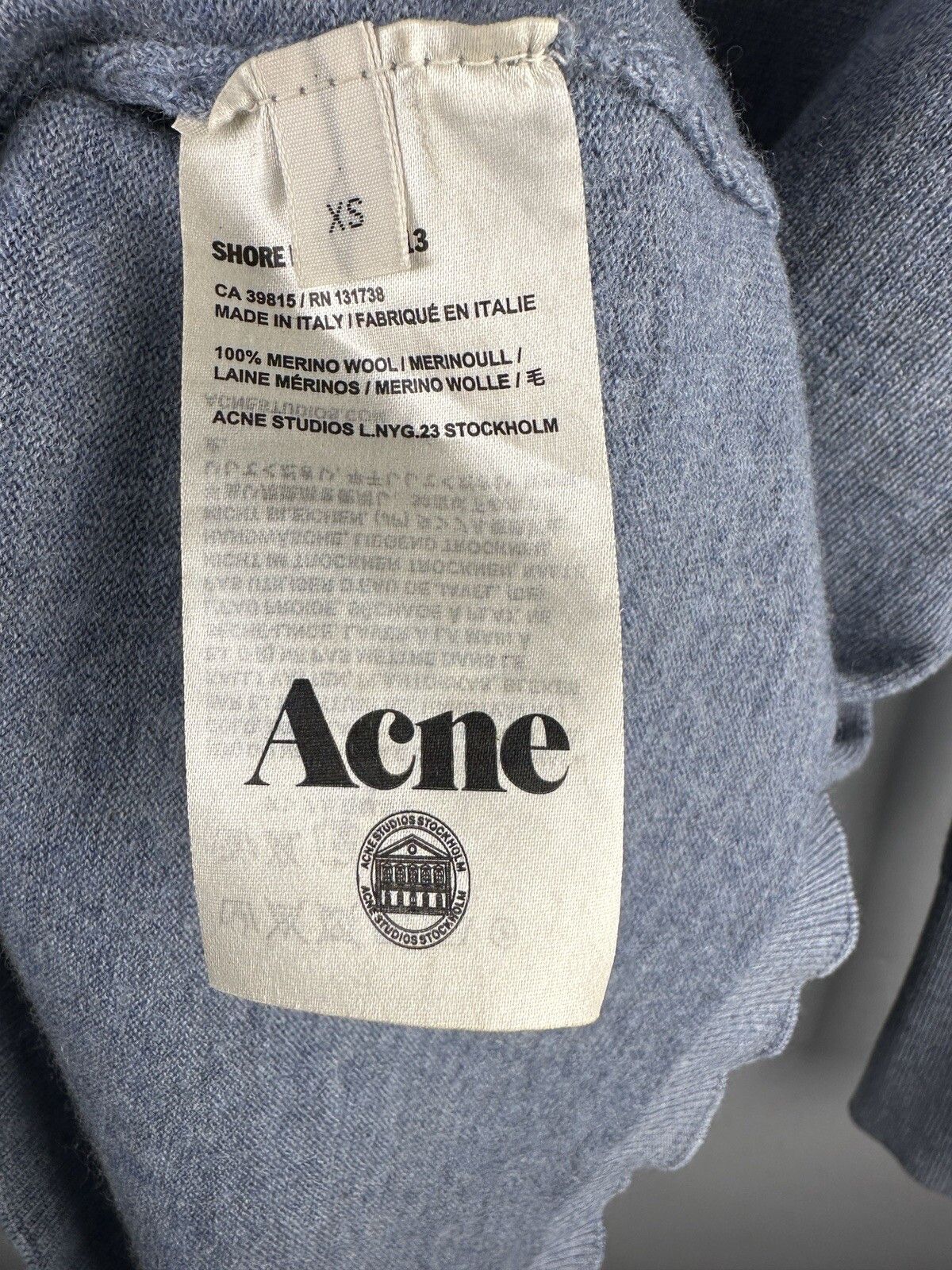 Acne Studios Acne Studios Wool Knit Shore Long Sweater Dress Size XS / US 0-2 / IT 36-38 - 11 Thumbnail