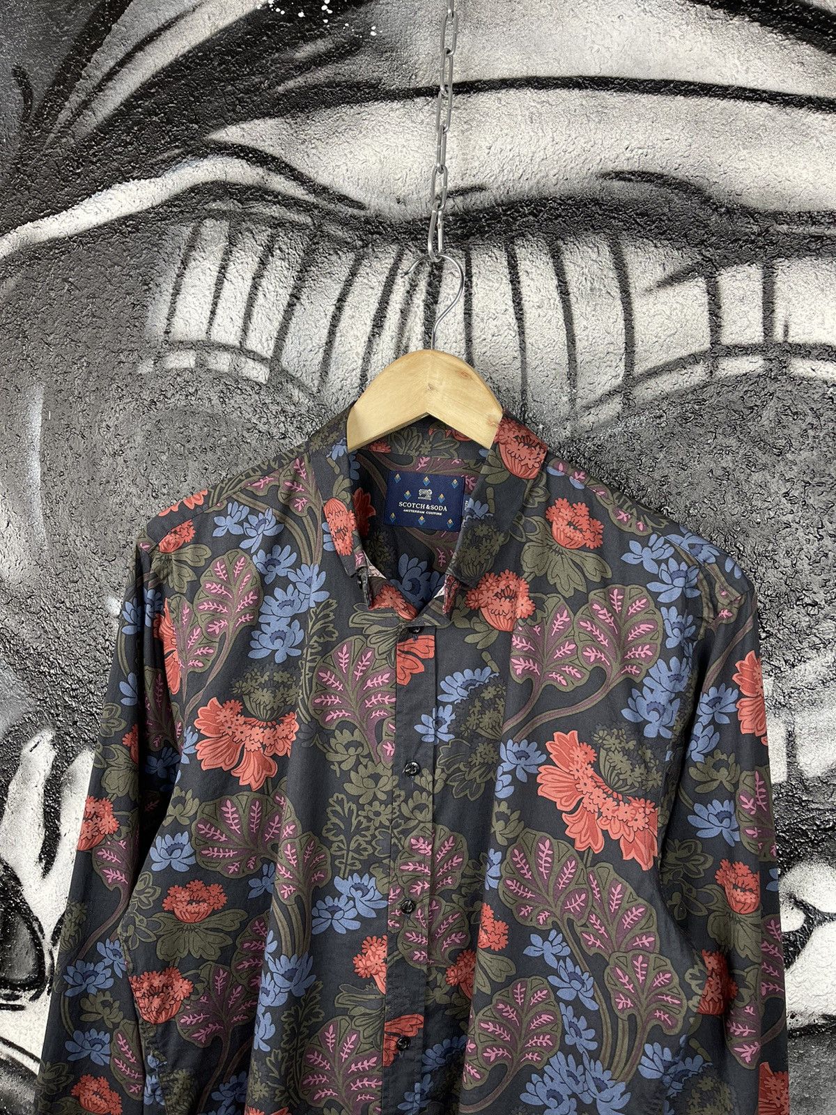 Scotch & Soda Scotch & Soda Amsterdam Couture Slim Fit Button Up Shirt Size L Size US L / EU 52-54 / 3 - 2 Thumbnail