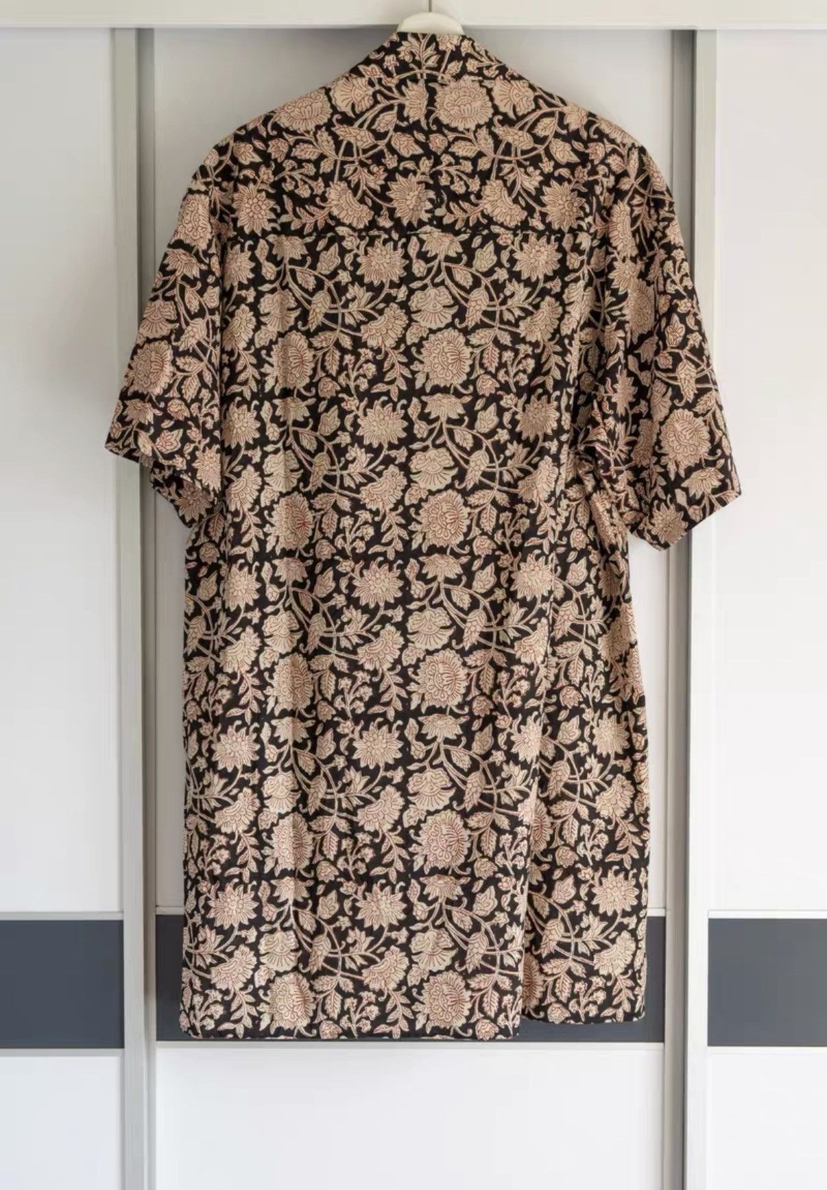 Yohji Yamamoto Yohji Yamamoto All-Over Floral Print Short Sleeve Shirt K4 Size US L / EU 52-54 / 3 - 2 Thumbnail