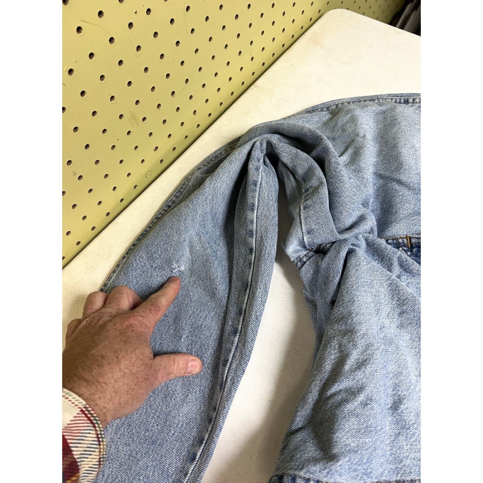 Vintage VINTAGE CHIC Jeans 5-Pocket Denim Tapered Relaxed High Rise 14 Blue Women Grunge 80s 90s USA Size 36" / US 14 / IT 50 - 7 Thumbnail