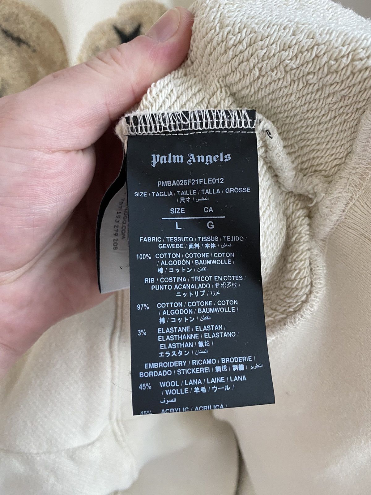 Palm Angels Palm Angels Men's Hoodie Size US L / EU 52-54 / 3 - 9 Thumbnail