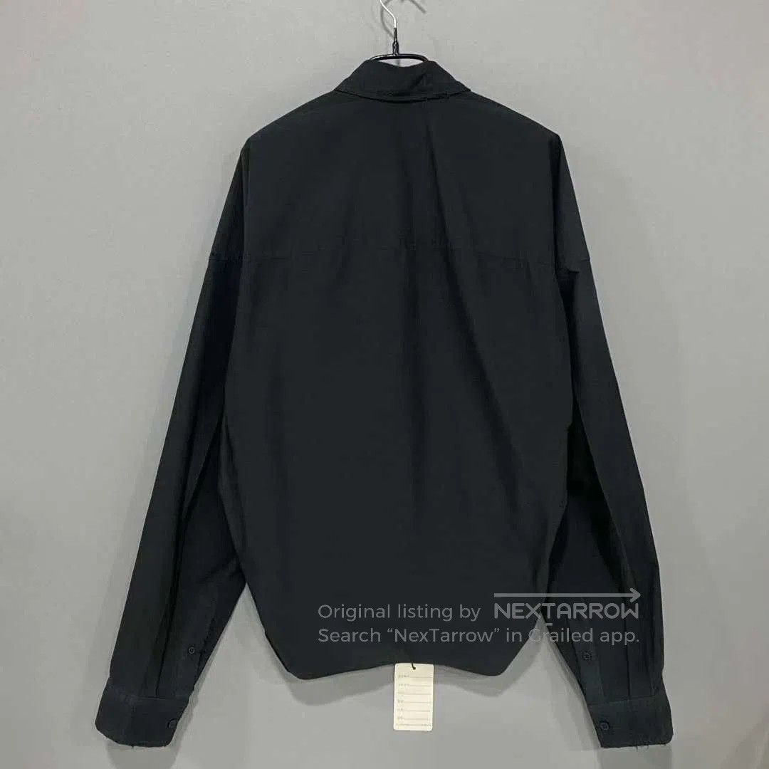 Balenciaga Balenciaga Tech Fabric Distressed Shirt. Size XXS / US 00 / IT 34 - 3 Thumbnail