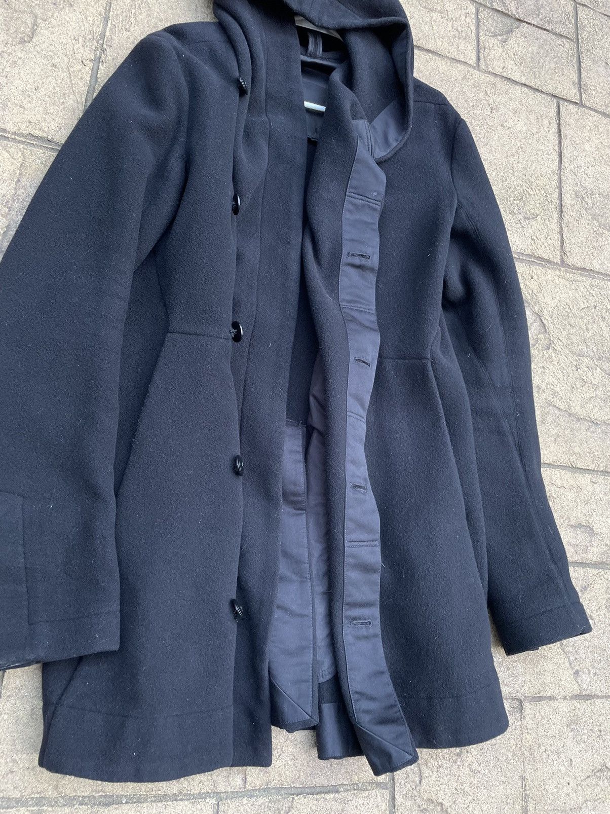 Rick Owens Rick Owens Drkshdw Coat Jacket Hooded Black Size US M / EU 48-50 / 2 - 6 Thumbnail