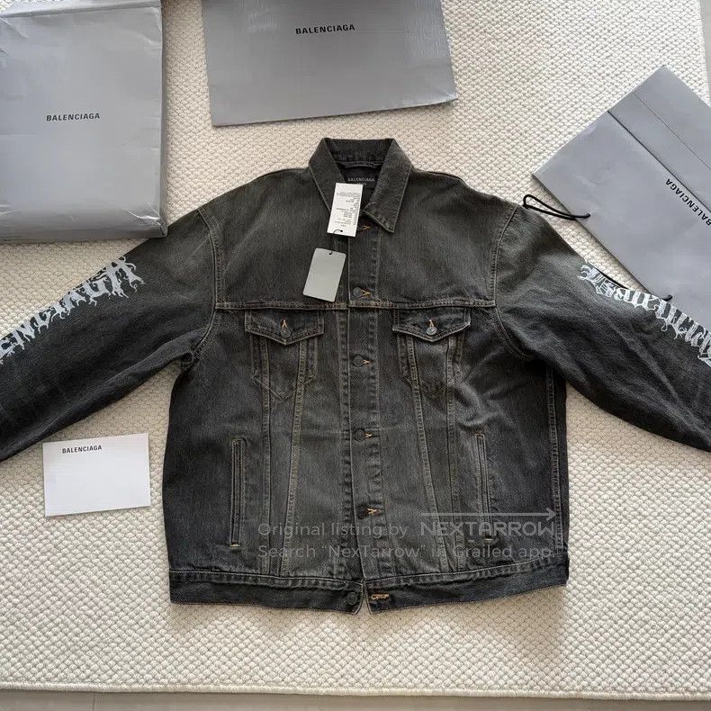 Balenciaga Balenciaga Denim Jacket Size US S / EU 44-46 / 1 - 2 Thumbnail