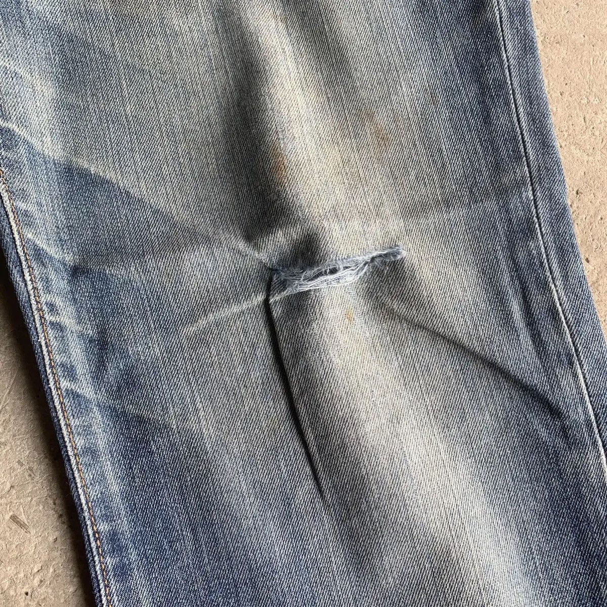 LVC Levi’s 502 Stretchable Jeans Distressed Denim Pants Waist 32 Size US 32 / EU 48 - 8 Thumbnail