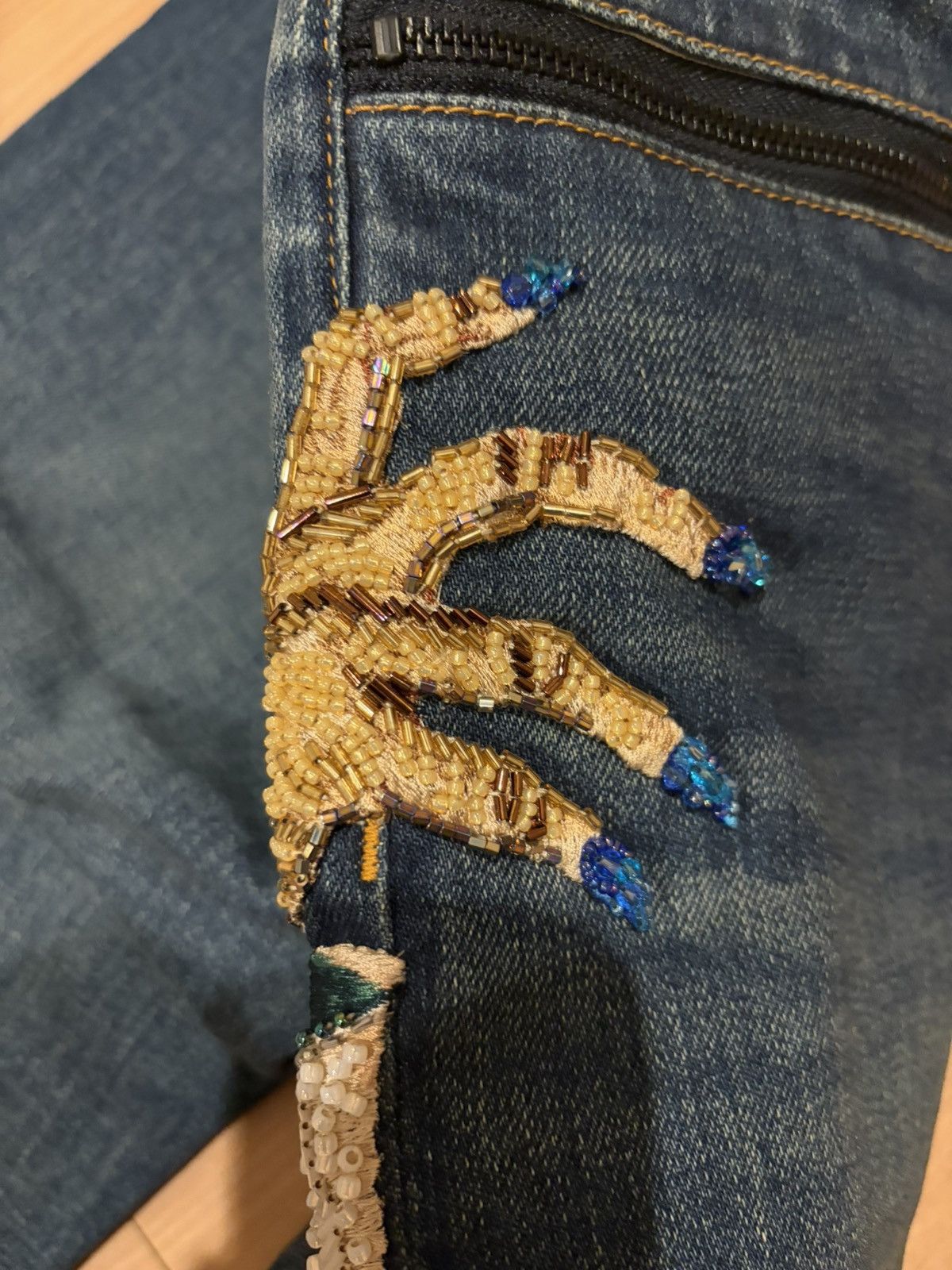 Undercover (2) Undercover 23aw D Hand denim Size US 32 / EU 48 - 5 Thumbnail