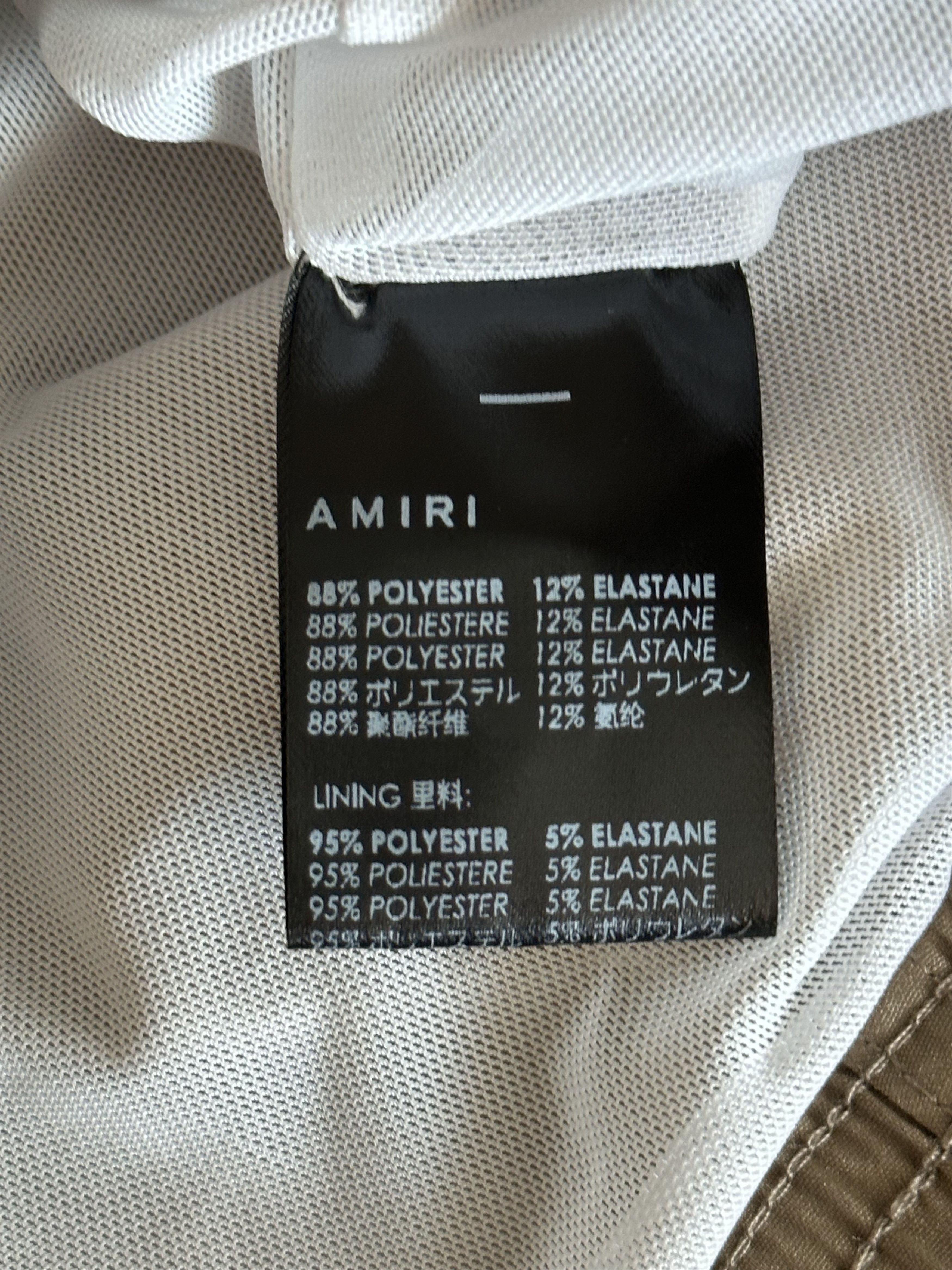 Amiri Amiri Tan & Black Core Logo Swim Shorts Size US 40 / EU 56 - 4 Thumbnail