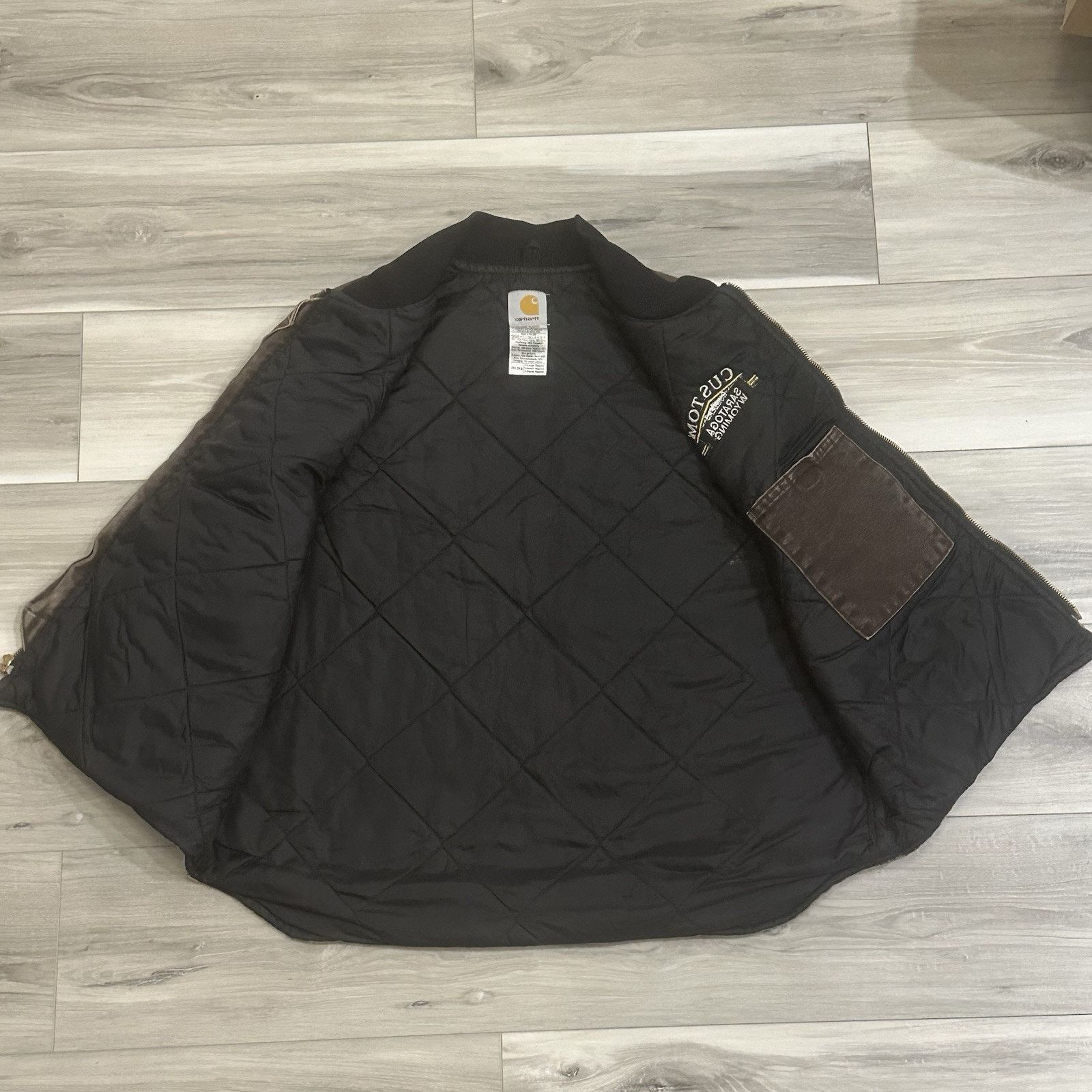 Carhartt VTG 90s Carhartt Duck Vest Mens XL Union USA Brown Quilted Size US XL / EU 56 / 4 - 5 Thumbnail