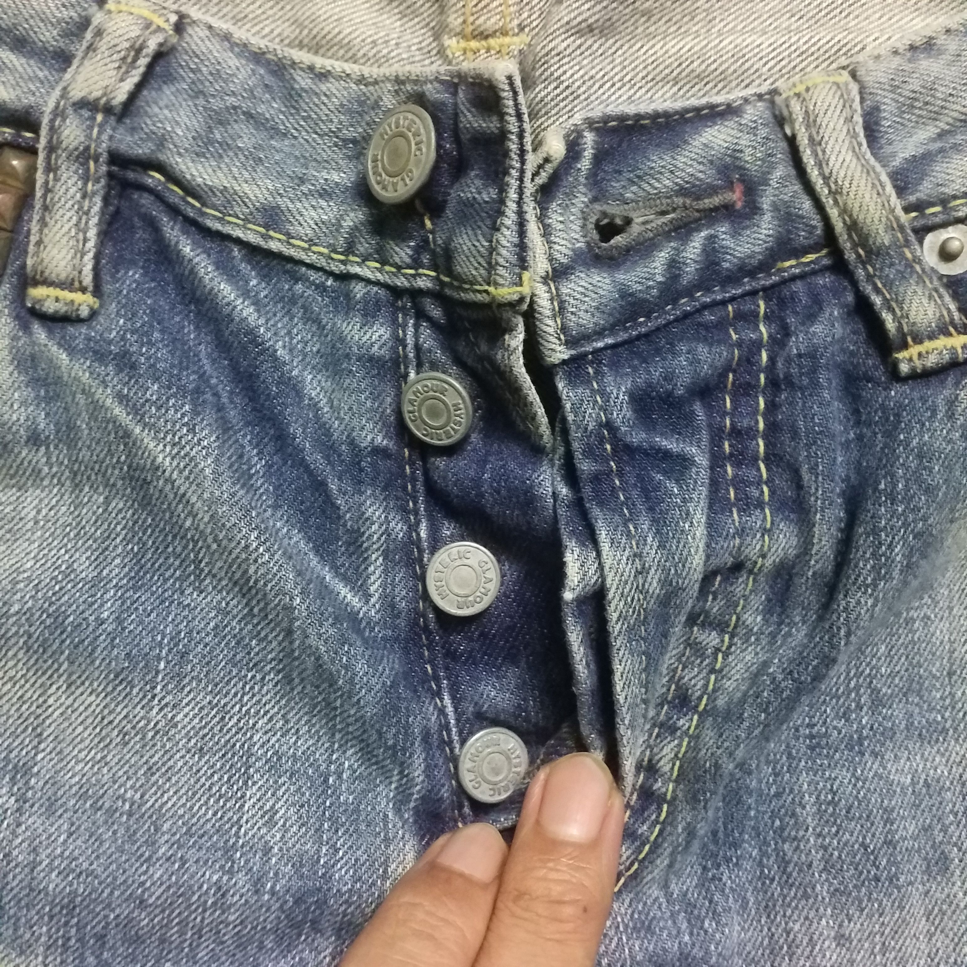 Hysteric Glamour × Japanese Brand HYSTERIC GLAMOUR SELVEDGE BONDAGE SEDITIONARY PUNK SKIN HEAD Size US 31 - 4 Thumbnail