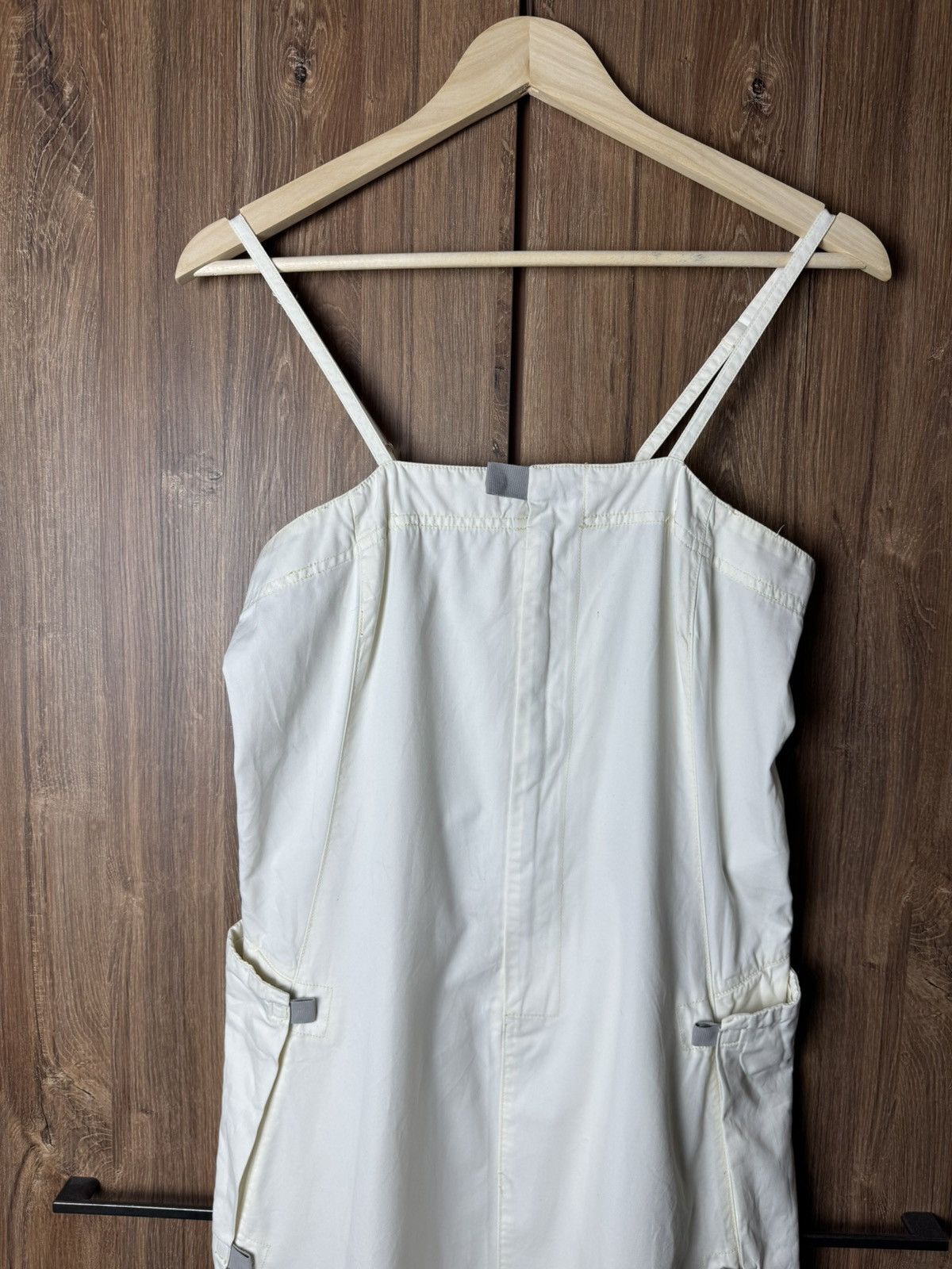 Japanese Brand × Vintage Women's Vintage Dress White Marithé + François Girbaud Size L / US 10 / IT 46 - 3 Thumbnail
