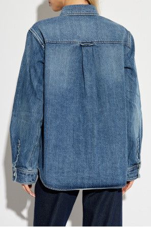 Jil Sander o1s22i1n0125 Denim Over Shirt in Blue Size M / US 6-8 / IT 42-44 - 4 Thumbnail