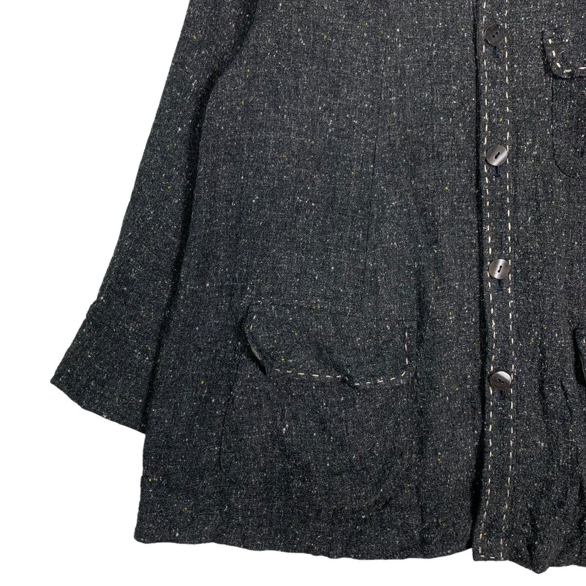 Japanese Brand NICOLE BOUTIQUE Wool Button Jacket #0015-C1 Size US L / EU 52-54 / 3 - 4 Thumbnail