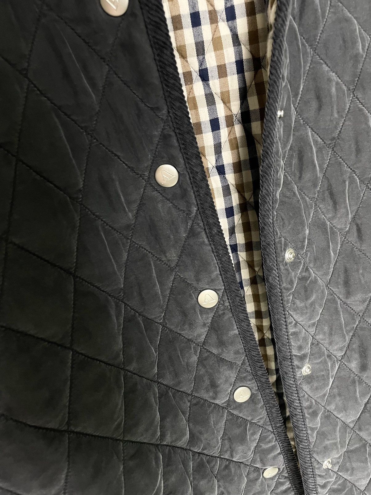 Aquascutum Aquascutum 🎞️ Vintage checkered quilted coat jacket Size US S / EU 44-46 / 1 - 7 Thumbnail