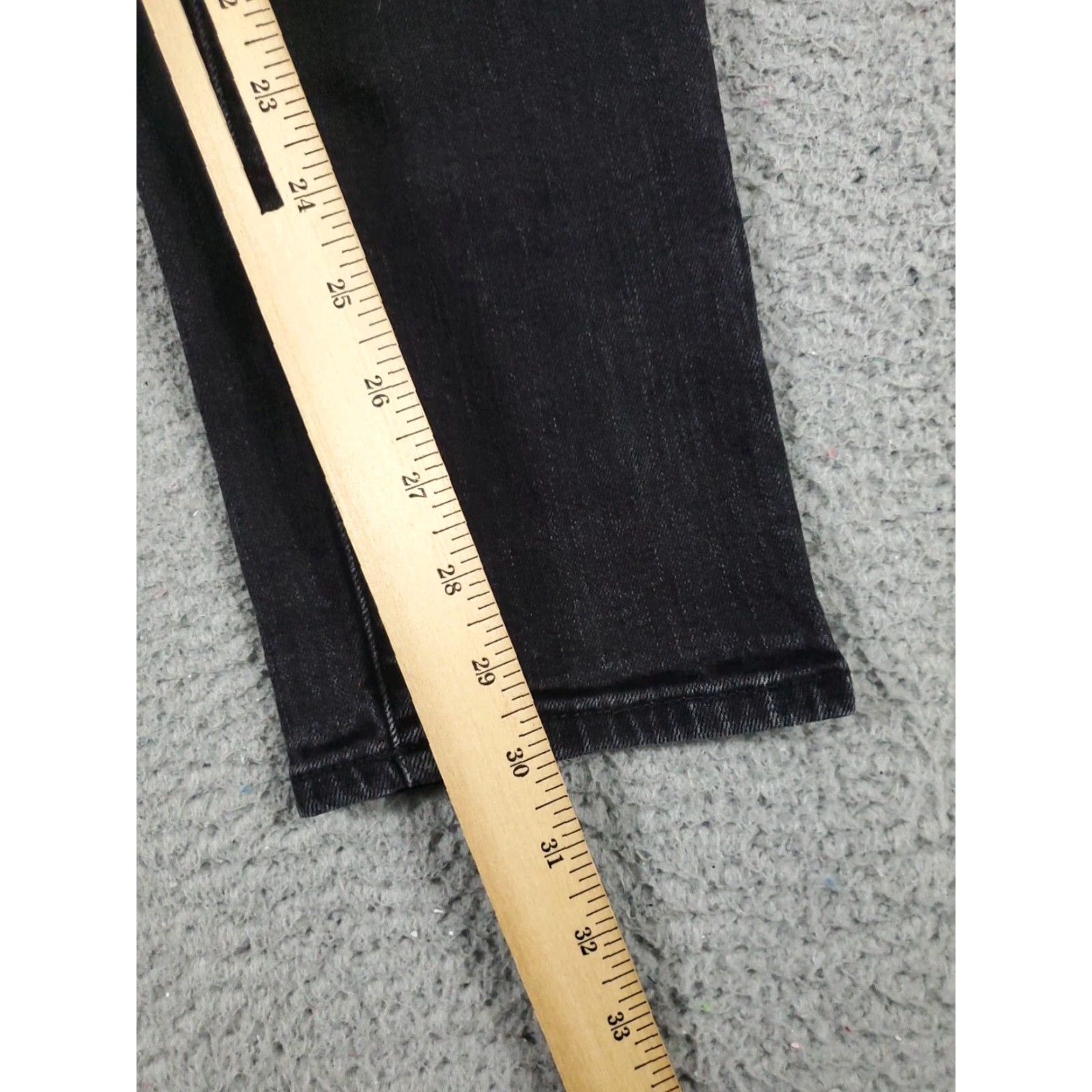 Abercrombie & Fitch Abercrombie & Fitch Gray Mens Straight Leg Skinny Jeans Pants 29x32 Size US 29 - 5 Thumbnail