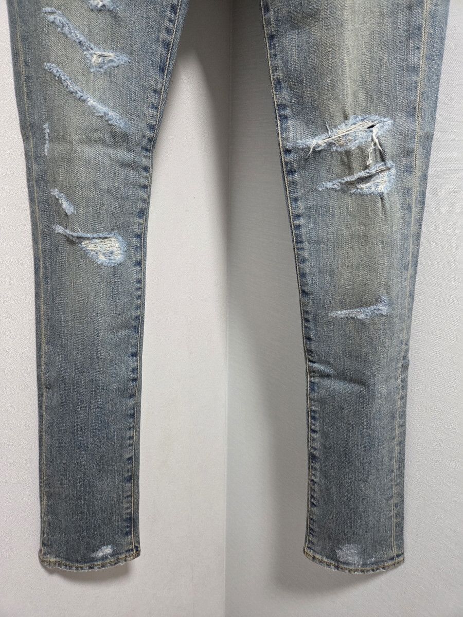 Saint Laurent Paris SAINT LAURENT skinny trash jean Size 26" / US 2 / IT 38 - 4 Thumbnail