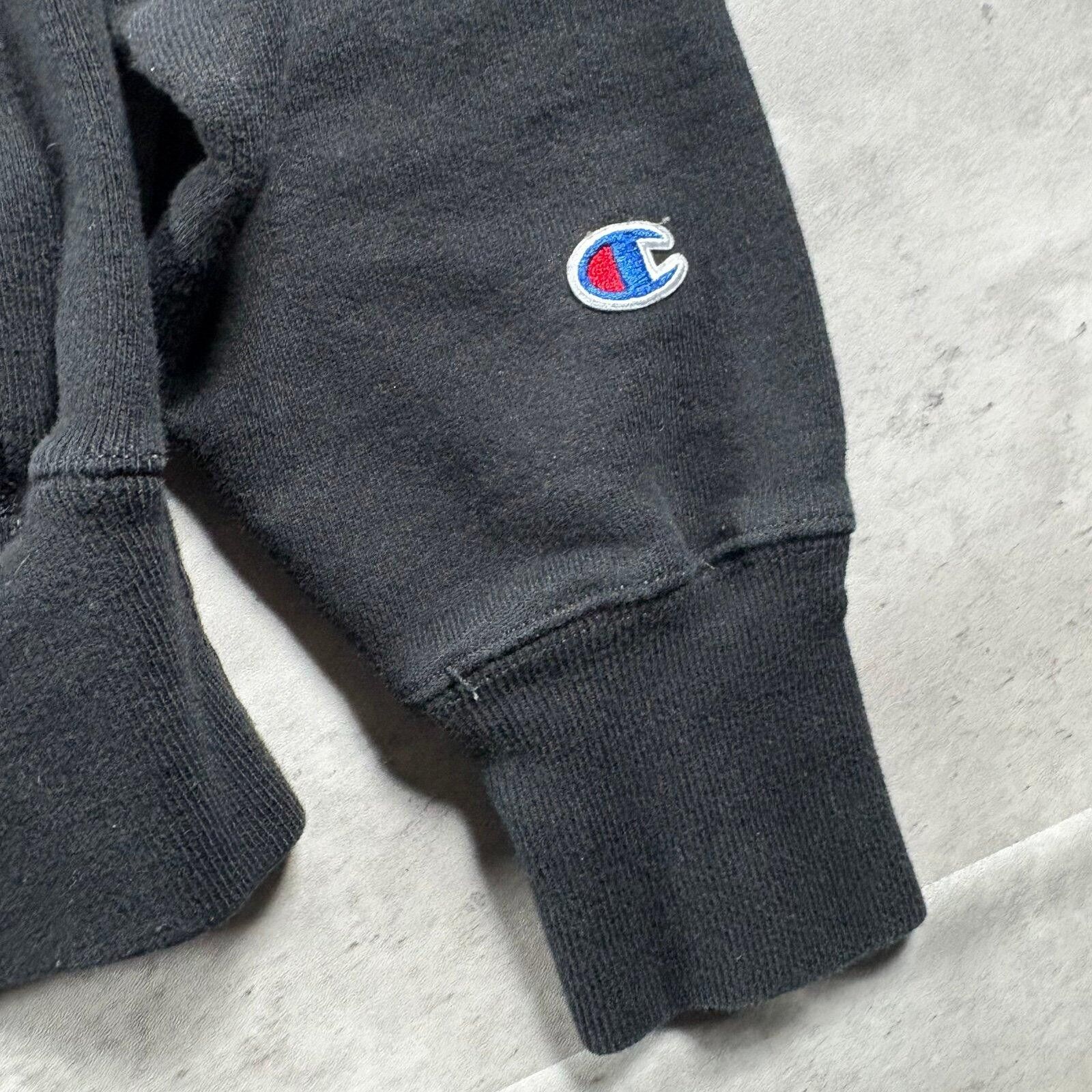 Other Vintage 90s black reverse weave hoodie Size US M / EU 48-50 / 2 - 5 Thumbnail