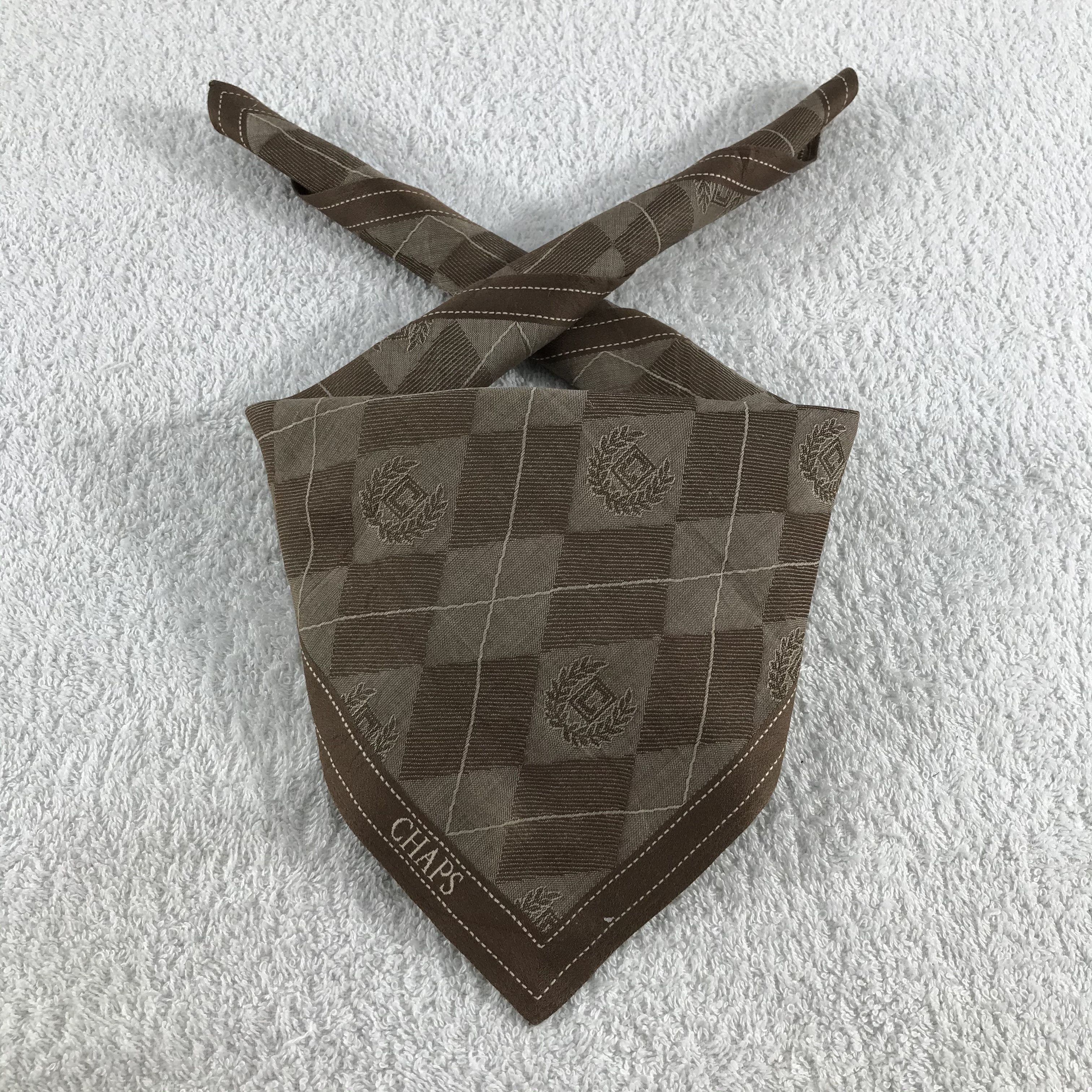 Chaps × Vintage Chaps Bandana / Handkerchief / Neckerchief - S293 Size ONE SIZE - 3 Thumbnail