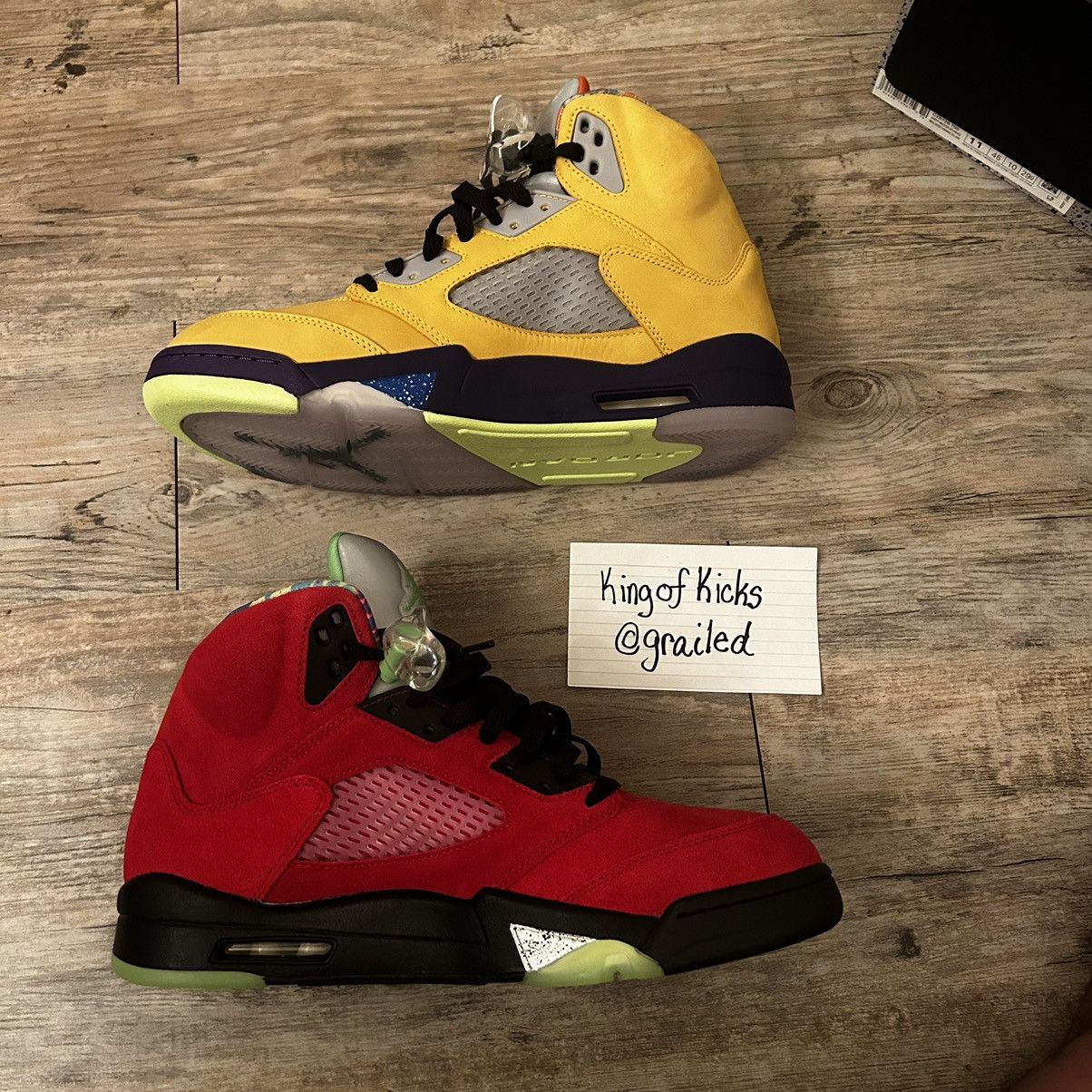 Jordan Brand × Nike Air Jordan 5 Retro SE ‘What The’ Size US 11 / EU 44 - 3 Thumbnail