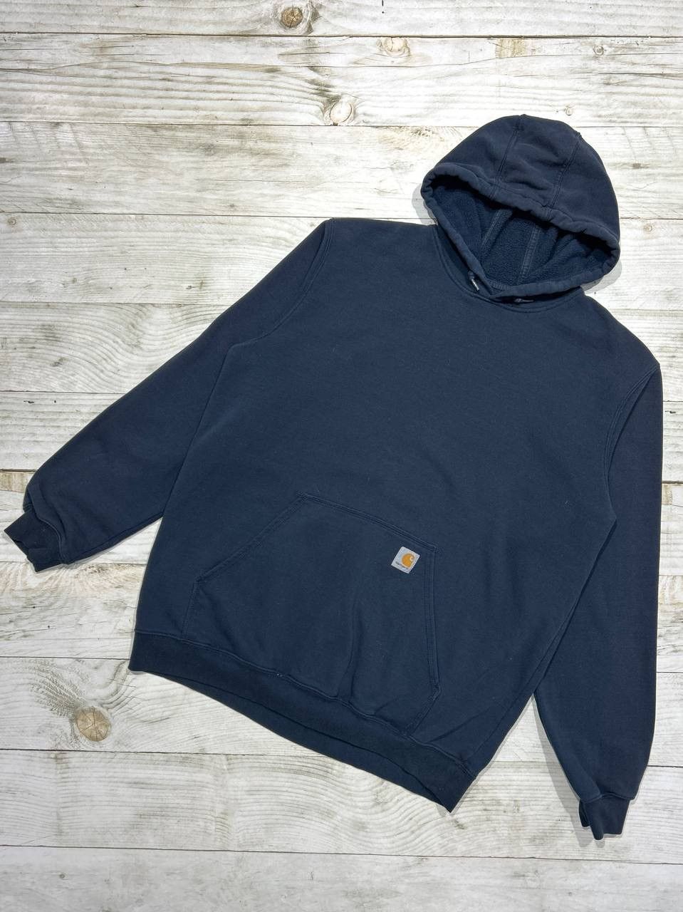 Carhartt Vintage Carhartt Hoodie 90s Distrissed Size US XL / EU 56 / 4 - 1 Thumbnail