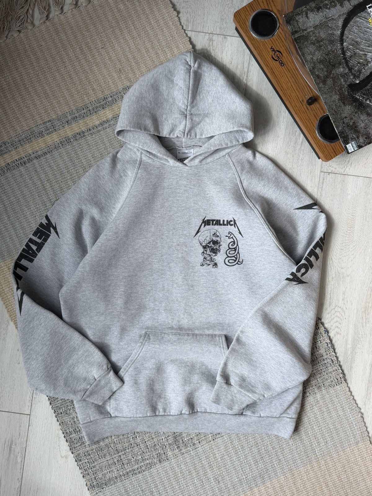 Metallica Rare Metallica Skull Graphic VNTG Hoodie XL Screen Stars Size US XL / EU 56 / 4 - 6 Thumbnail