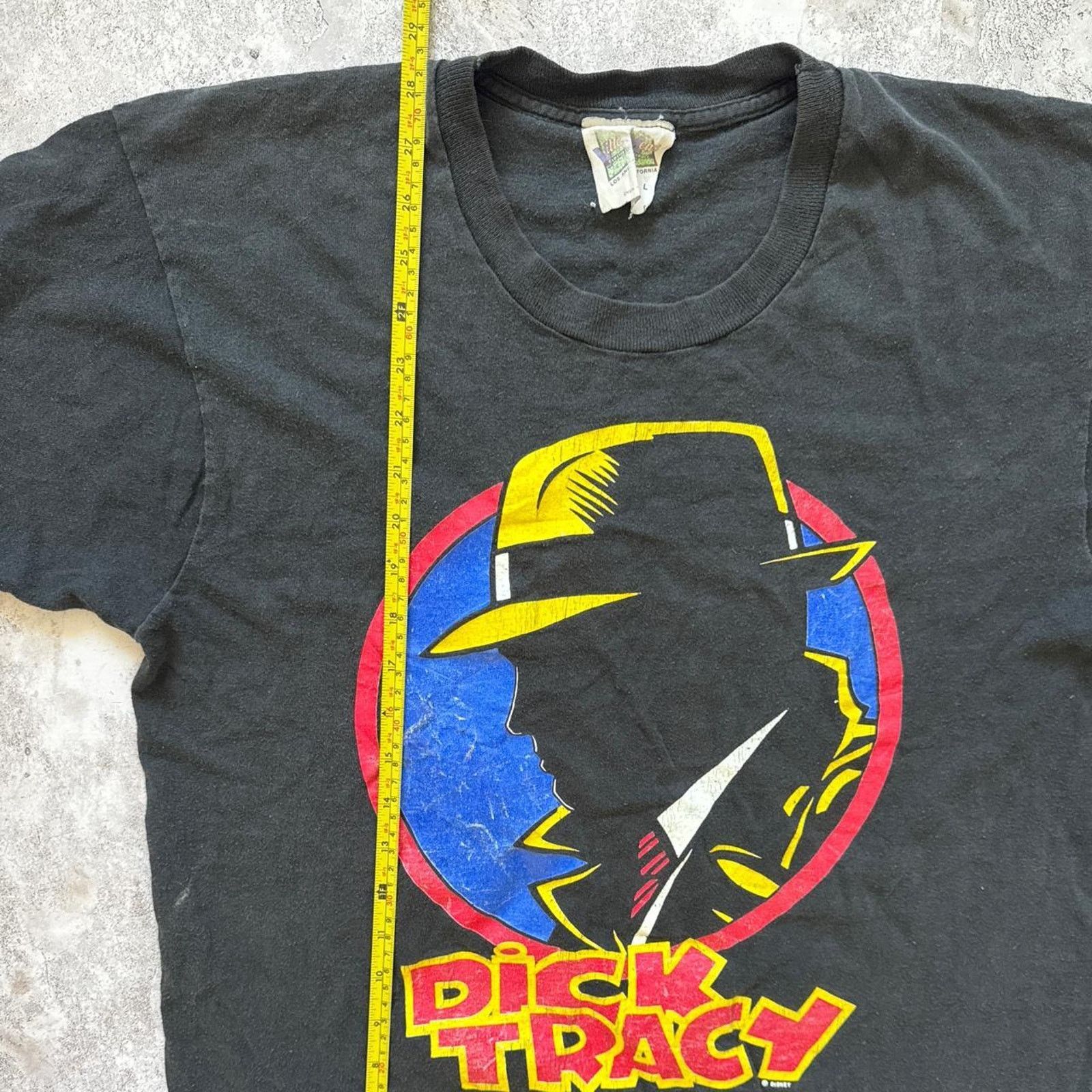 Disney Vintage 1990s Disney Dick Tracy T-Shirt – Size Large Size US L / EU 52-54 / 3 - 7 Thumbnail