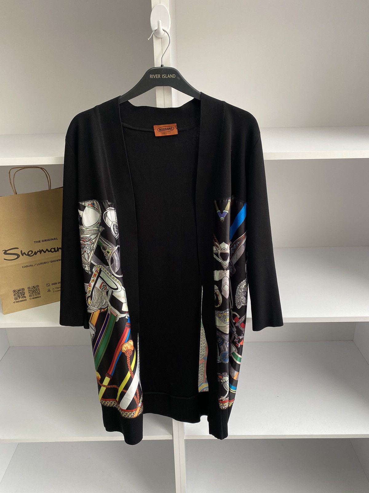 Designer × Missoni × Vintage Vintage Missoni Women’s Poncho Size XS / US 0-2 / IT 36-38 - 6 Thumbnail