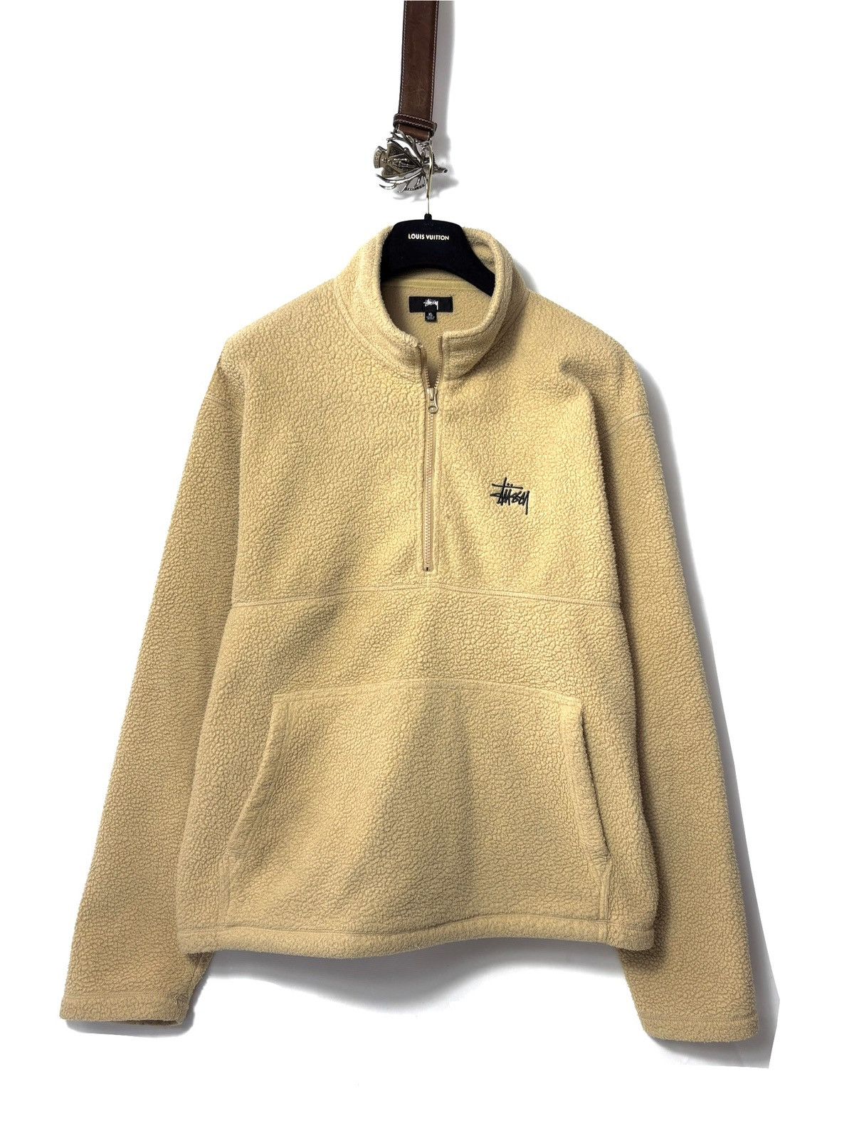 Stussy Stussy Fleece Quarter Zip Jacket | Grailed Stussy Stussy Fleece Quarter Zip Jacket | Grailed