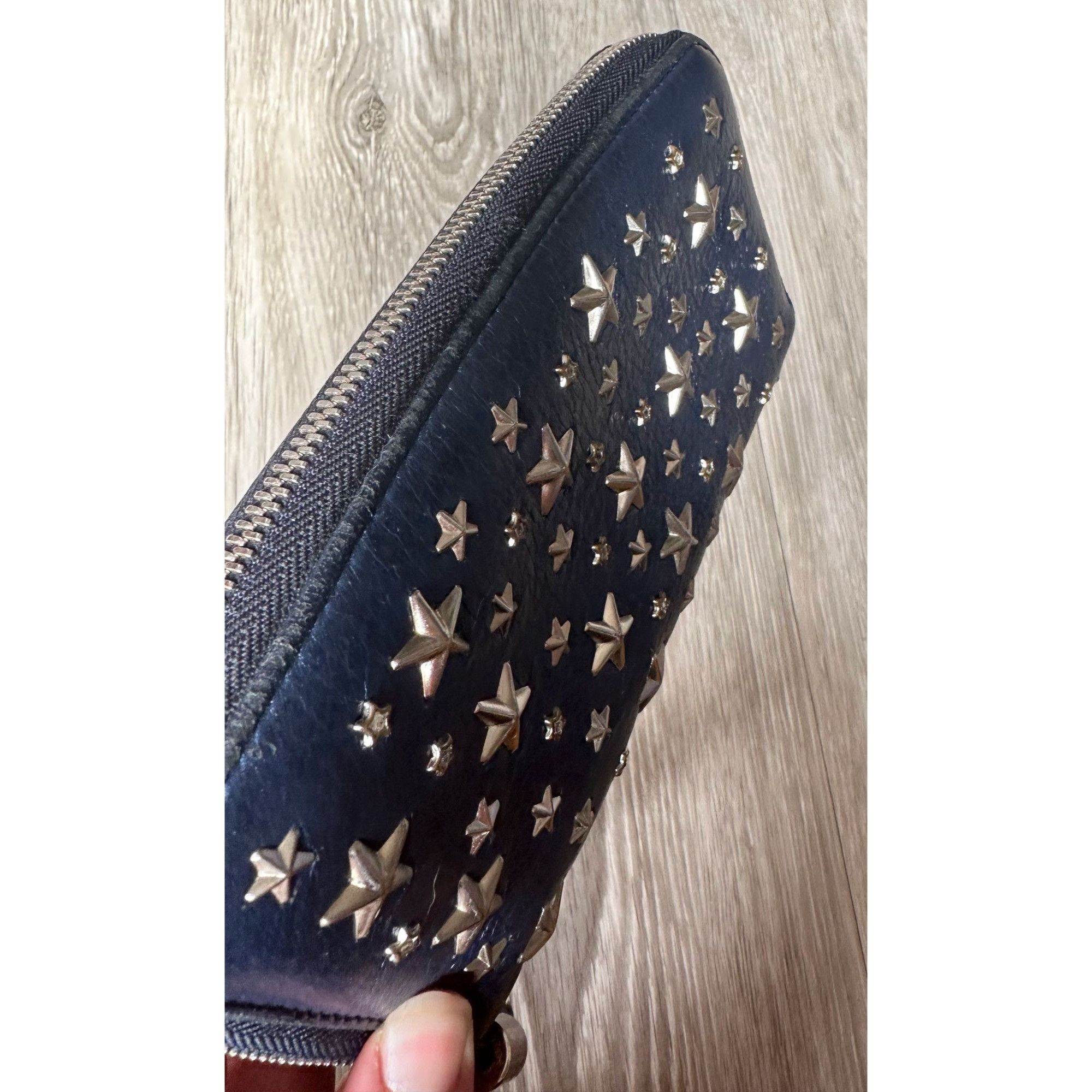 Jimmy Choo Jimmy Choo Blue Star Studded Long Wallet Size ONE SIZE - 18 Thumbnail