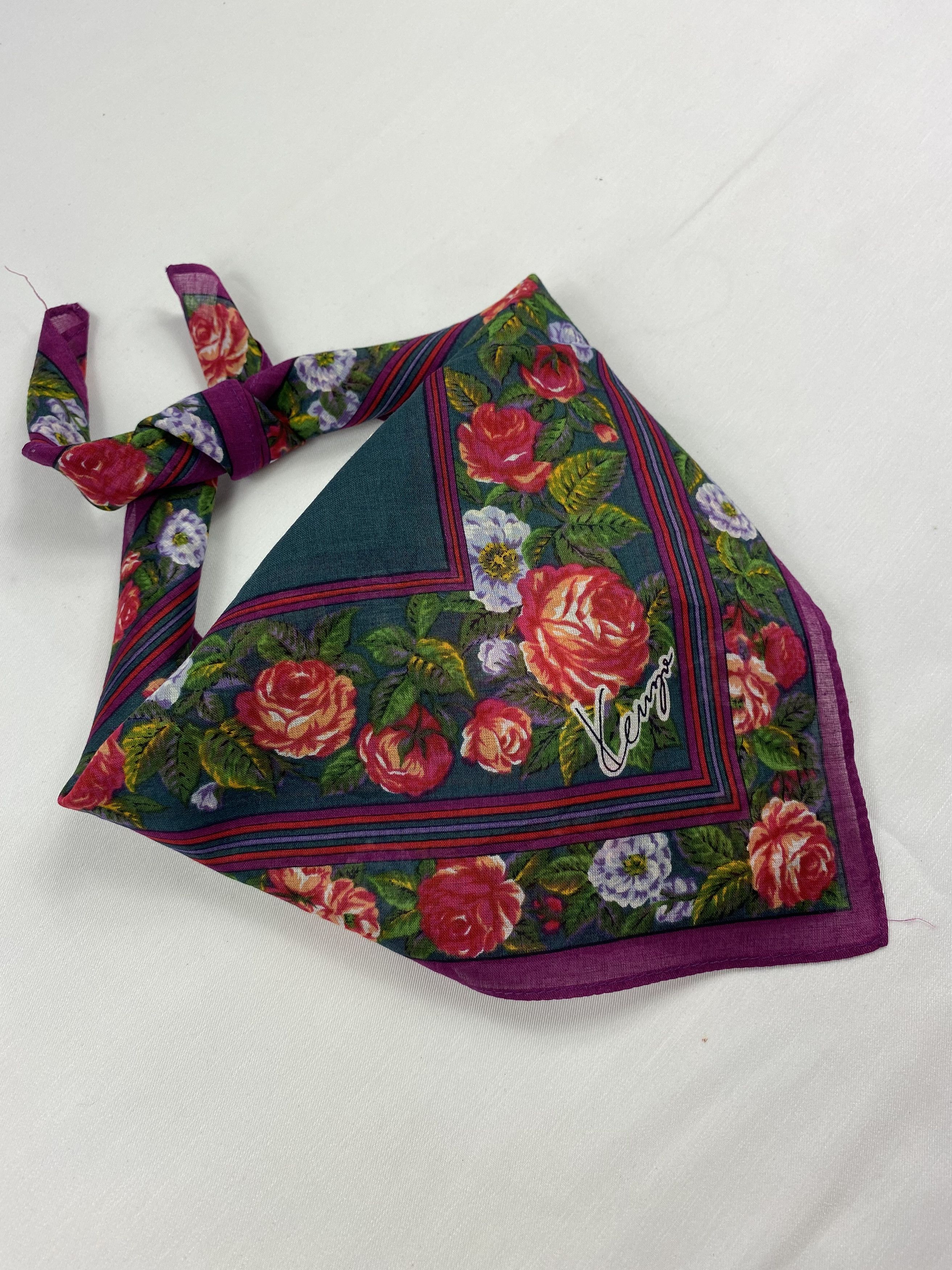 Kenzo × Vintage Kenzo Handkerchief / Bandana / Neckerchief Size ONE SIZE - 1 Thumbnail