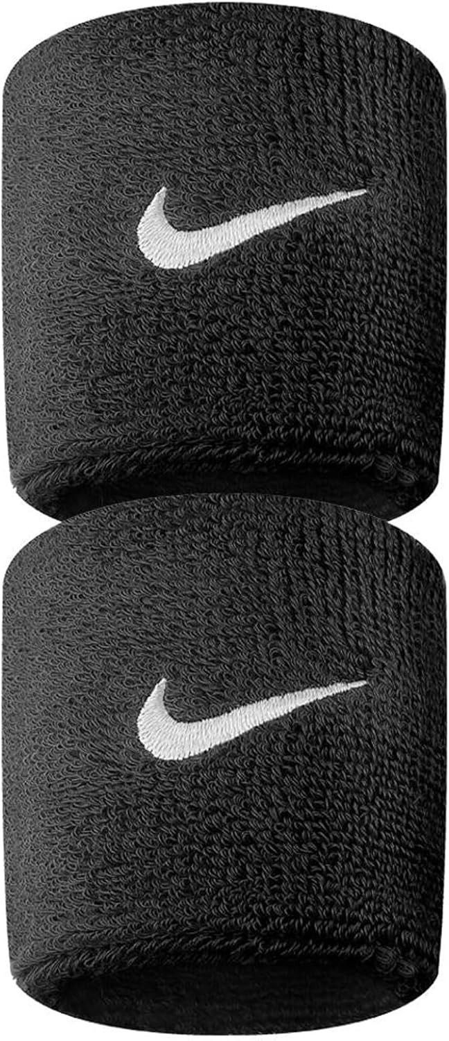 Nike Nike Swoosh Wristband Set of 2 Black ( O/S ) Size ONE SIZE - 1 Thumbnail
