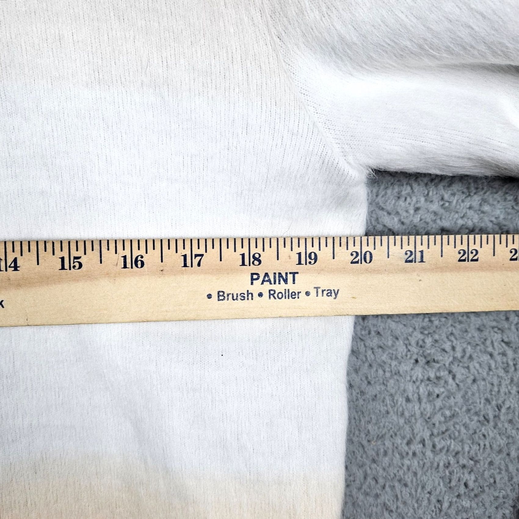Anthropologie Anthropologie Paper Crown Bomber Jacket Women’s Orange Ivory L Zipper Logo Button Lightweight Faux Fur Size L / US 10 / IT 46 - 6 Thumbnail
