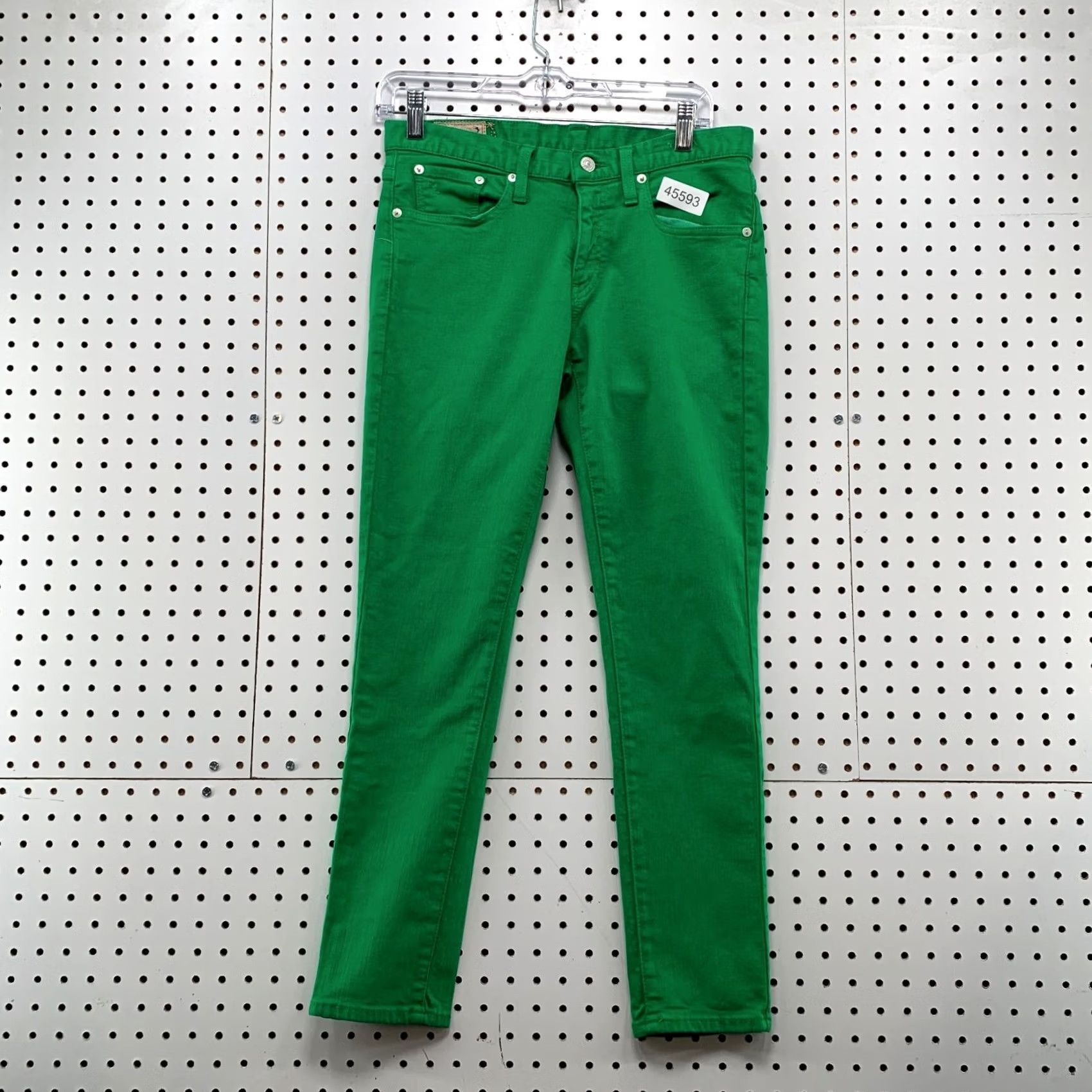 Polo Ralph Lauren Polo Ralph Lauren Denim Jeans Womens 29 Green Tompkins Skinny Crop 29x27 Size 29" - 2 Thumbnail
