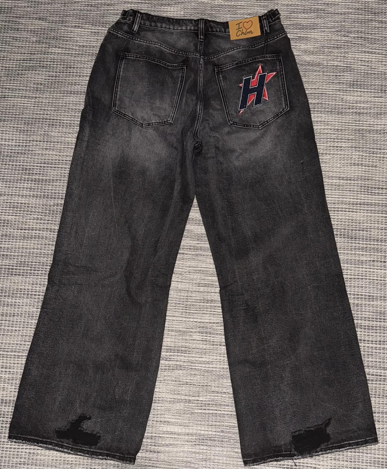 HMDD HMDD Crystal H-Star Denim Pants Size US 34 / EU 50 - 4 Thumbnail