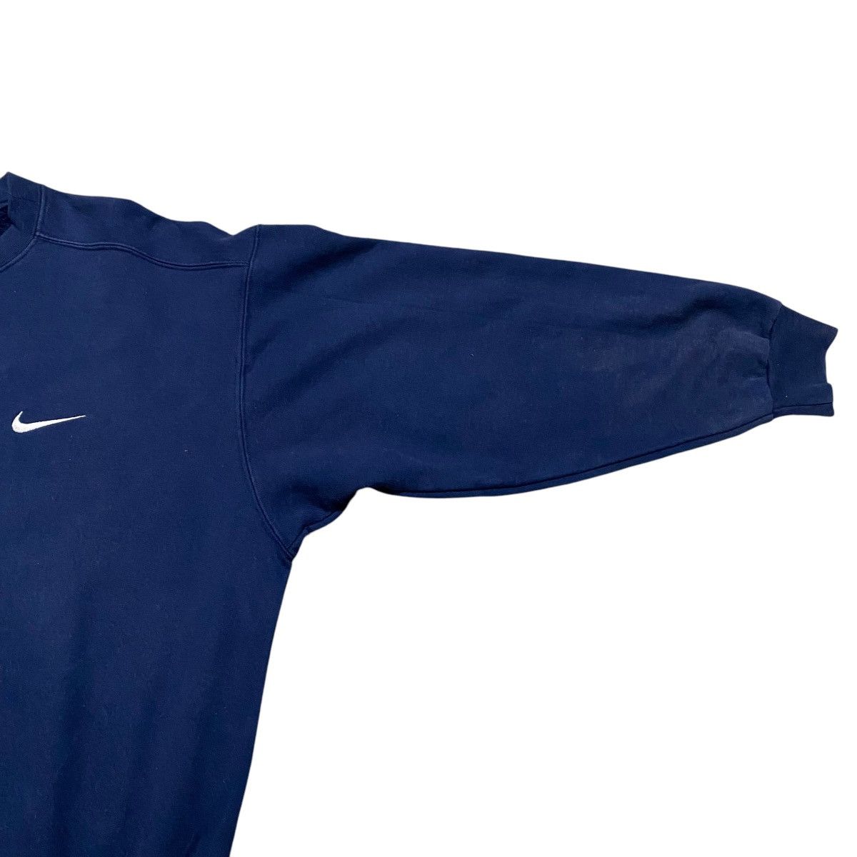 Vintage Vintage 90s Nike Sweatshirt Boxy Navy Blue Size US L / EU 52-54 / 3 - 13 Thumbnail