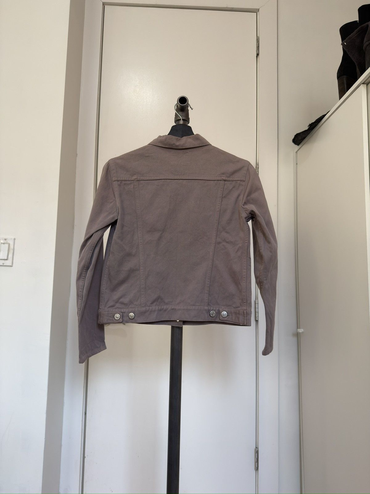 Helmut Lang Press Sample Raw Silk Denim Jacket Size M / US 6-8 / IT 42-44 - 2 Thumbnail