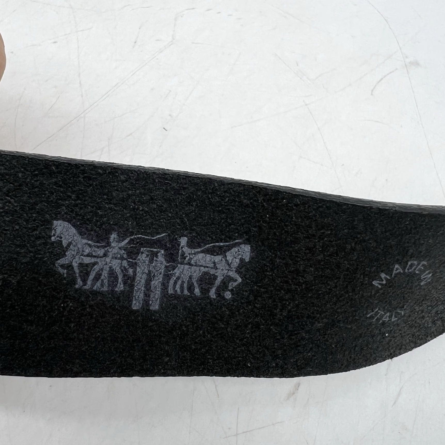 Levi's Levi's Brown Bovine Genuine Leather Italy Fashion Belt Womens 32/80 Size ONE SIZE - 4 Thumbnail