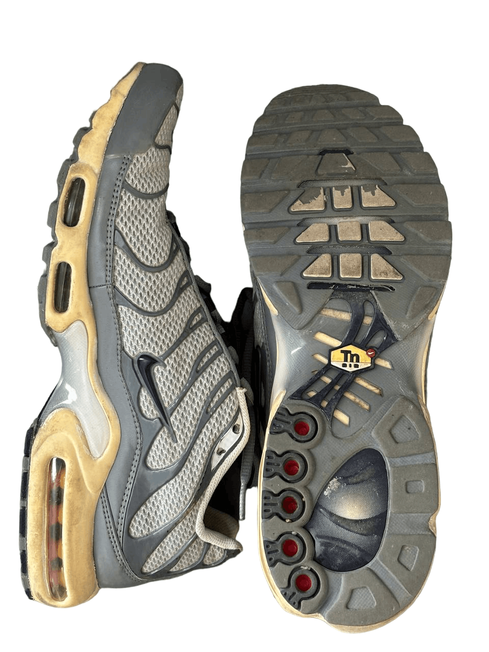Nike × Vintage Nike Air Max Plus TN 1 White/Obsidian-Cool Grey Size US 10.5 / EU 43-44 - 4 Thumbnail
